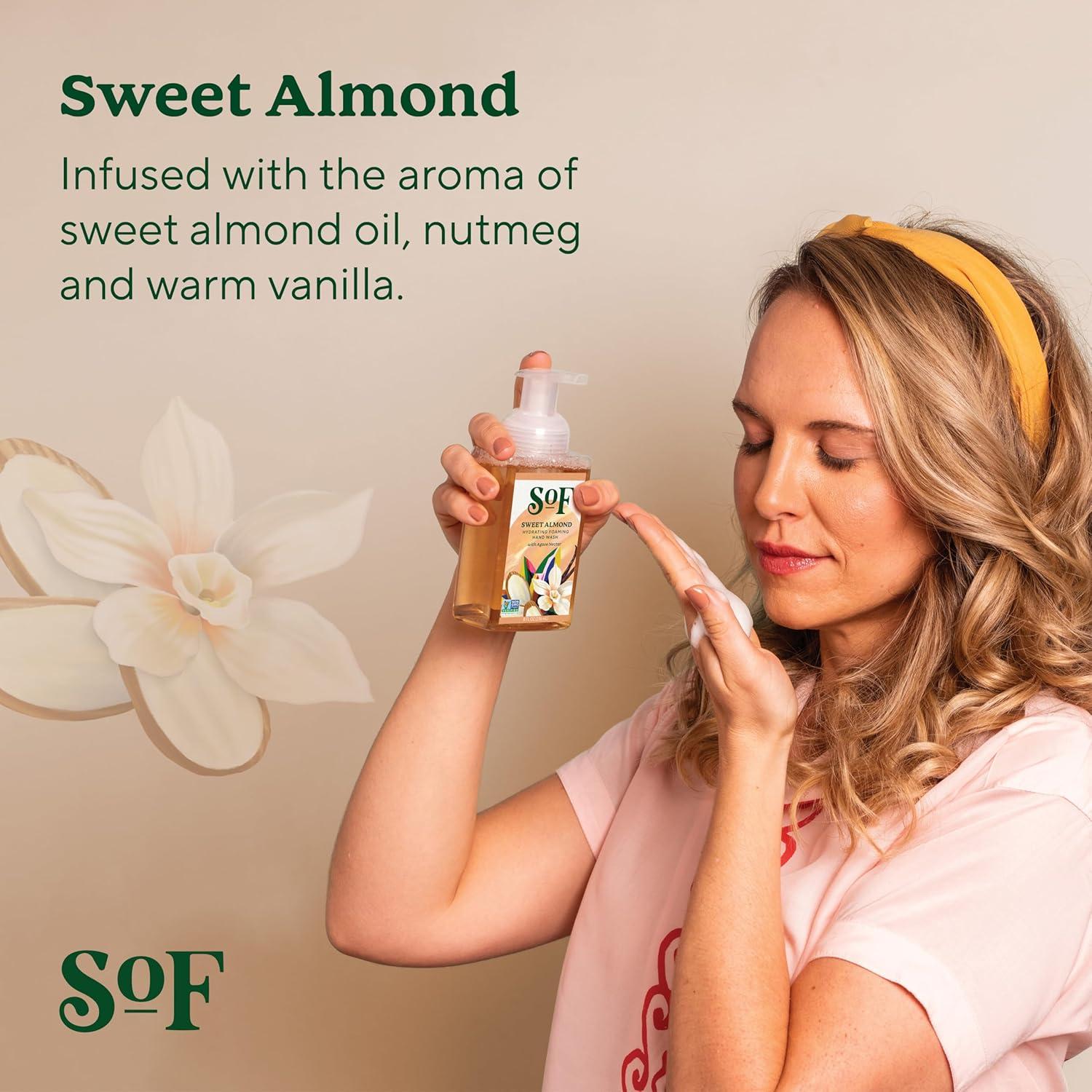 Jabón de Manos Espumoso SoF Almendra Dulce 6x227g Vegano