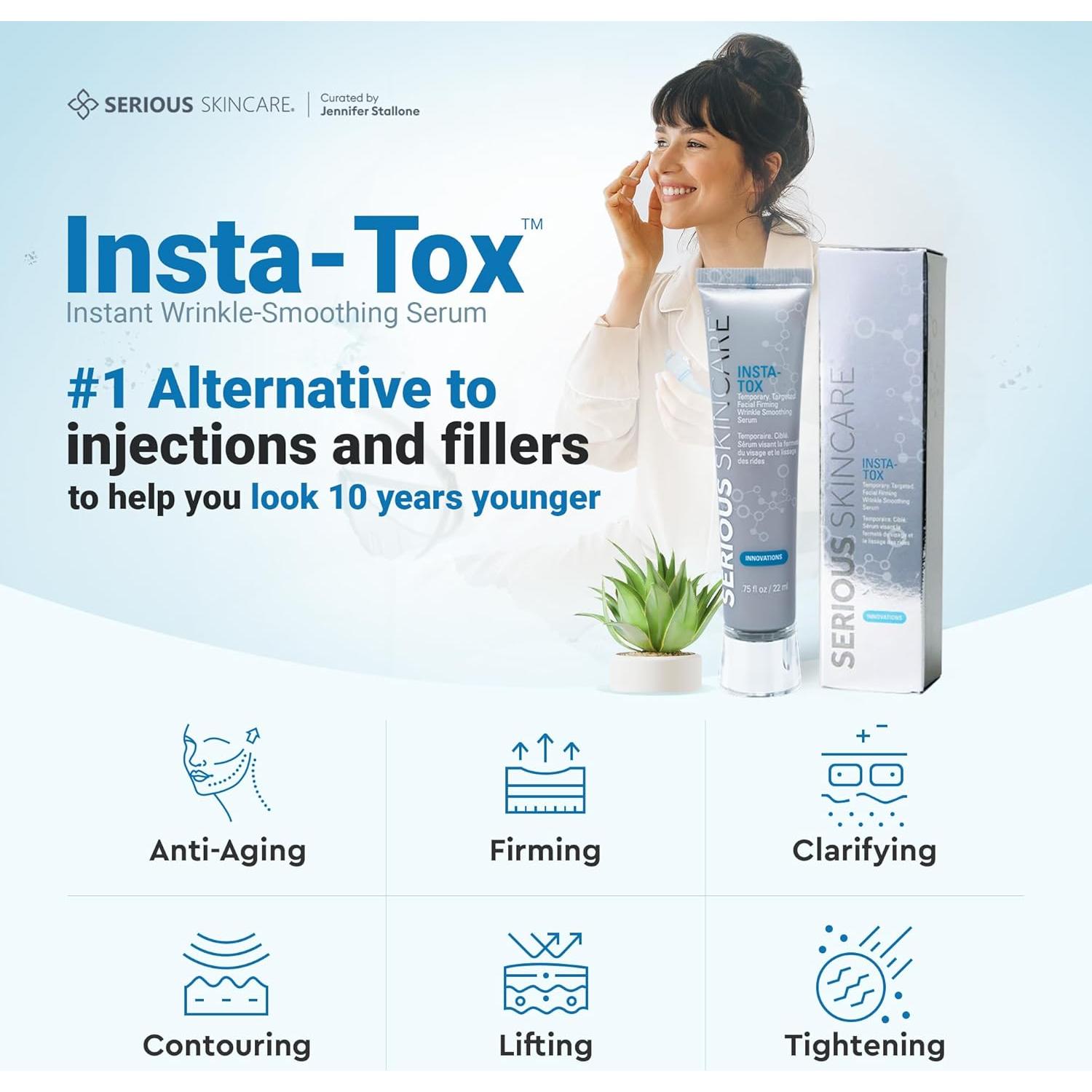 Suero Facial INSTA-TOX Serious Skincare 21.26 g - Afirmante Arrugas