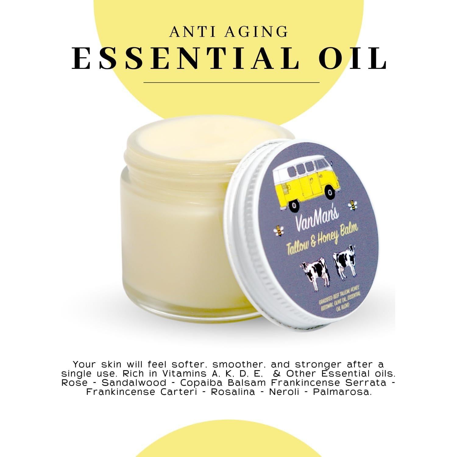 Bálsamo de Sebo y Miel Vanman 70.87g - Hidratante Facial