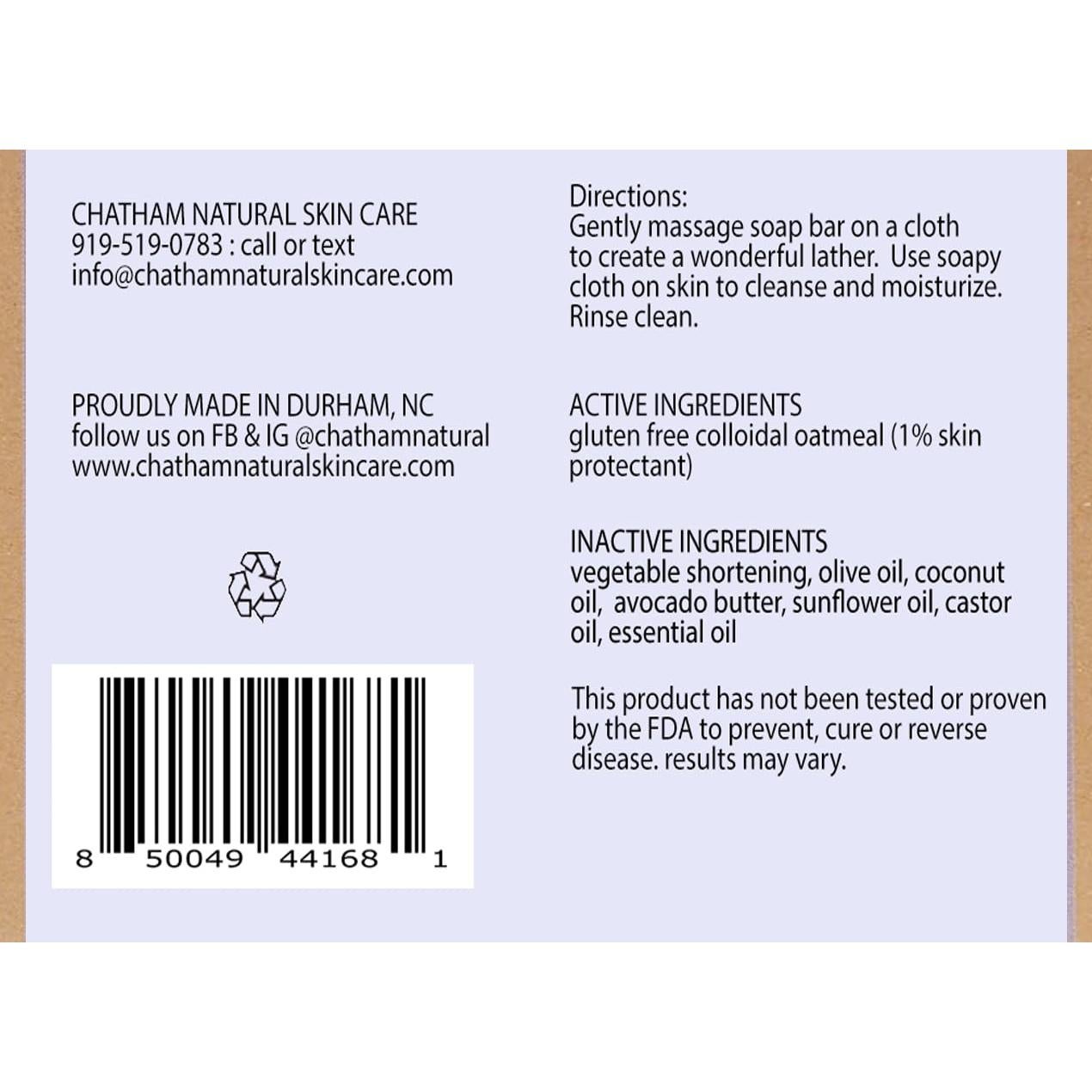 Jabón Hidratante en Barra Chatham 142g Lavanda Limón Natural