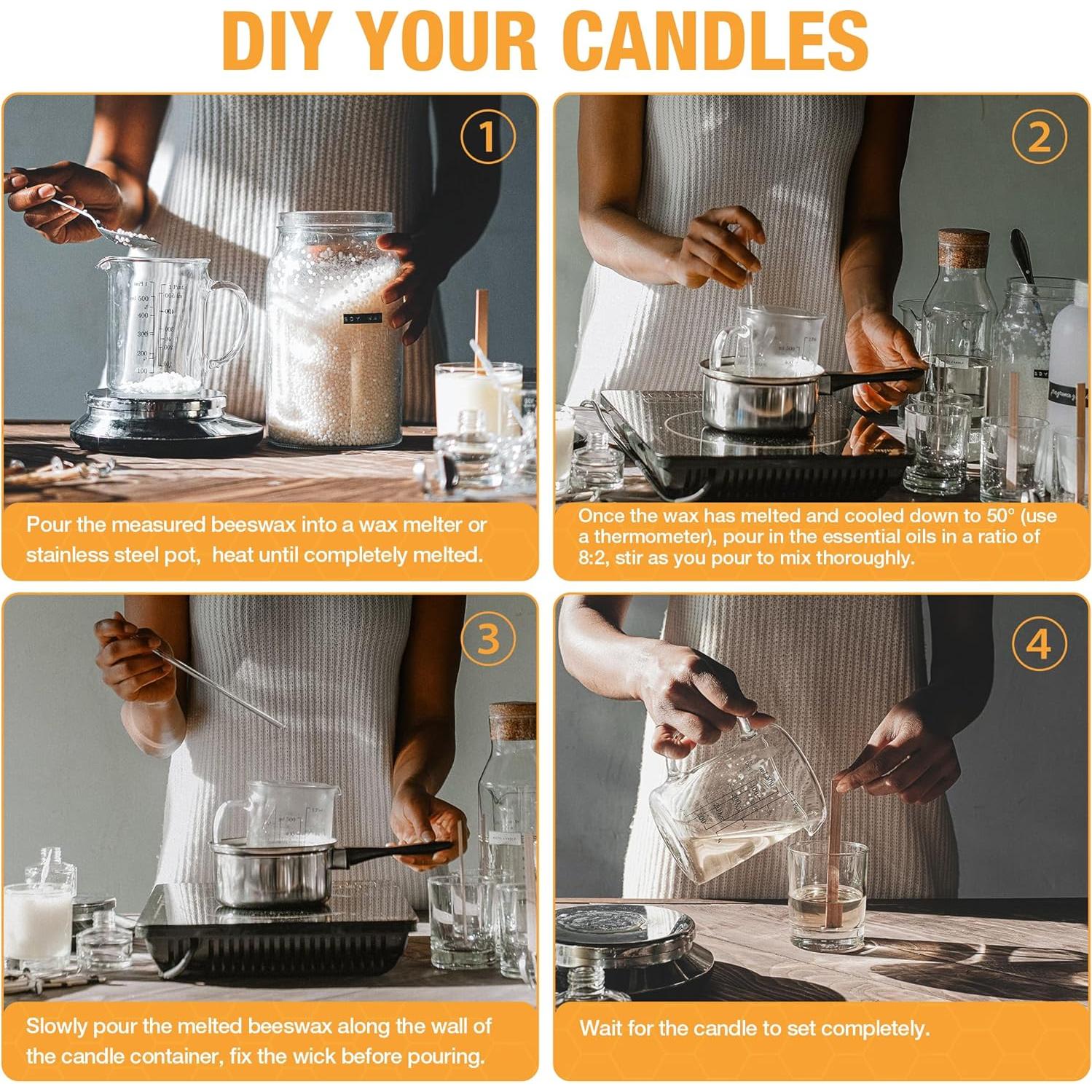 Pellets de Cera de Abeja Orgánica VALLYDOM 453g Amarilla