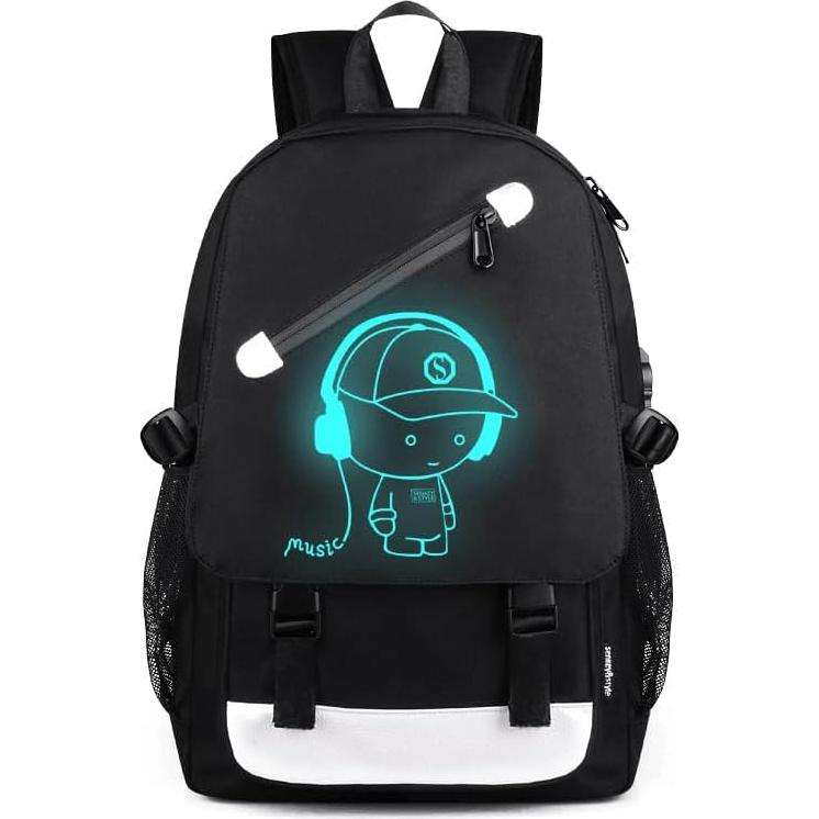 Mochila FLYMEI para Niños Anime Impermeable 44.96x29.97cm