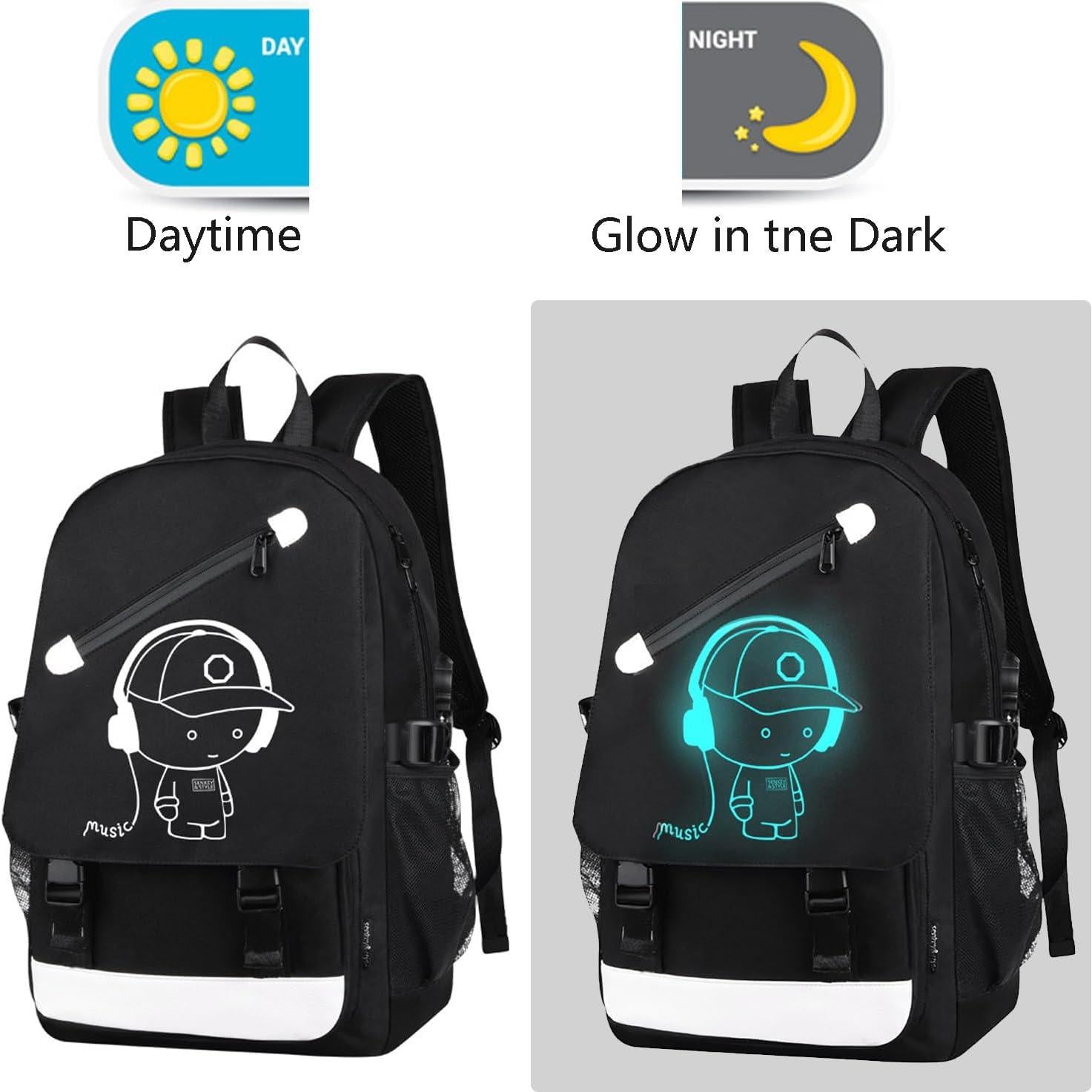 Mochila FLYMEI para Niños Anime Impermeable 44.96x29.97cm