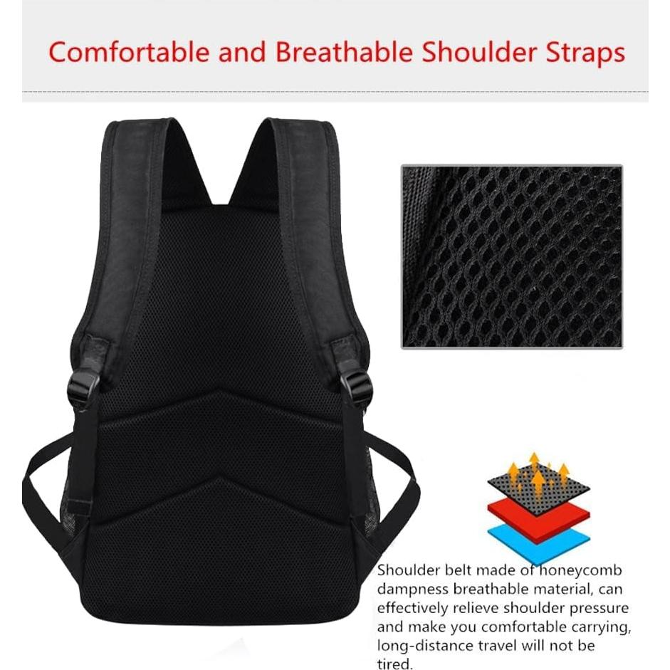 Mochila FLYMEI para Niños Anime Impermeable 44.96x29.97cm