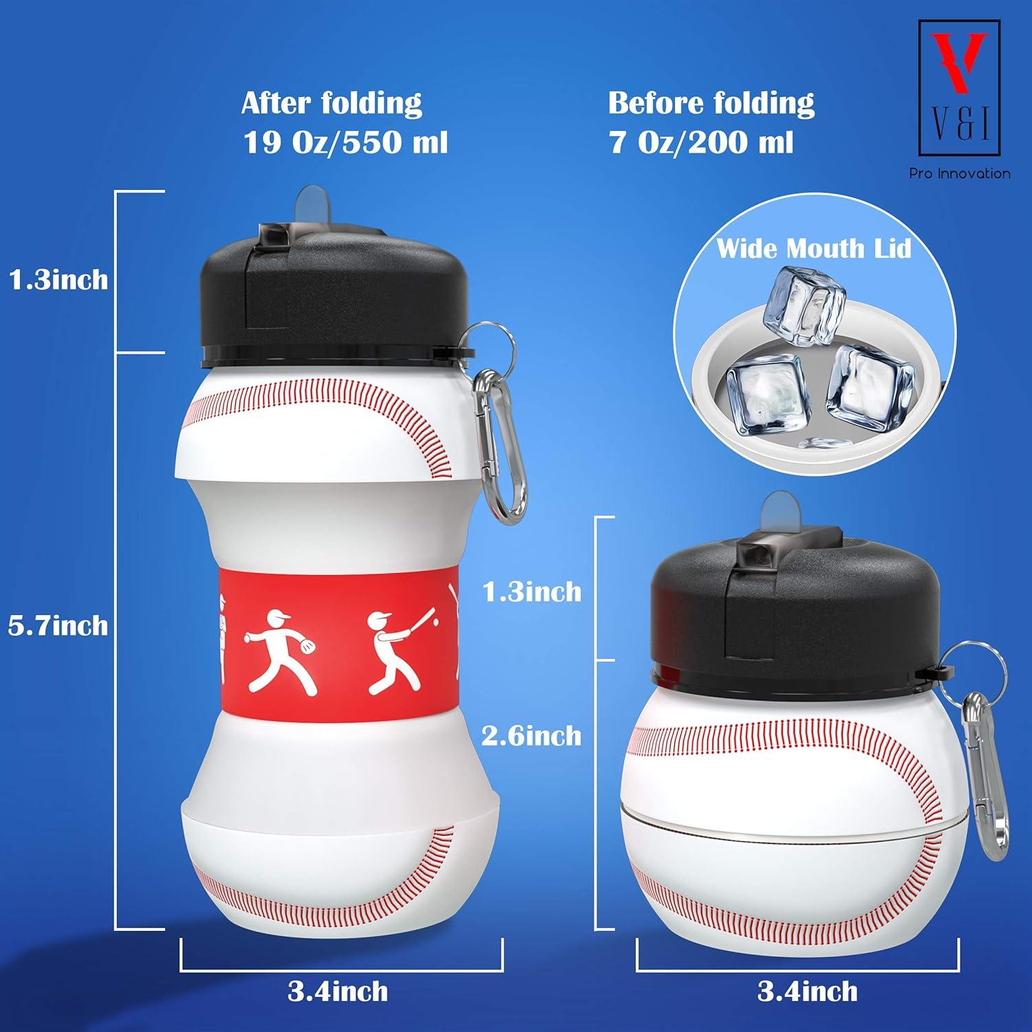 Botella de Agua Deportiva V V&I Pro Innovation 550ml Ecológica