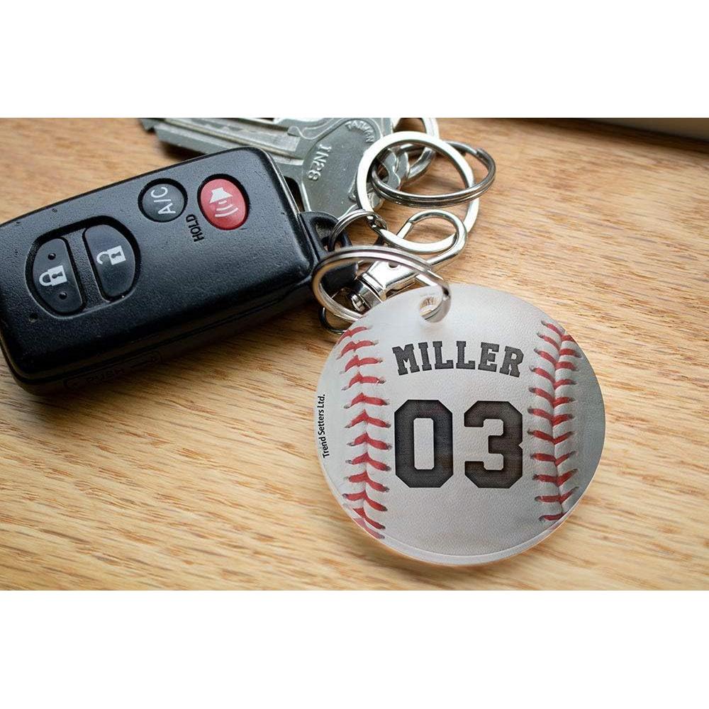 Llavero Acrílico Personalizado Trend Setters - Béisbol 5.08 cm