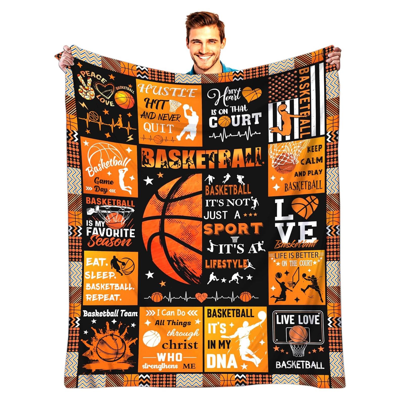 Manta de Baloncesto Franela Harecto 127x102 cm Regalo Ideal