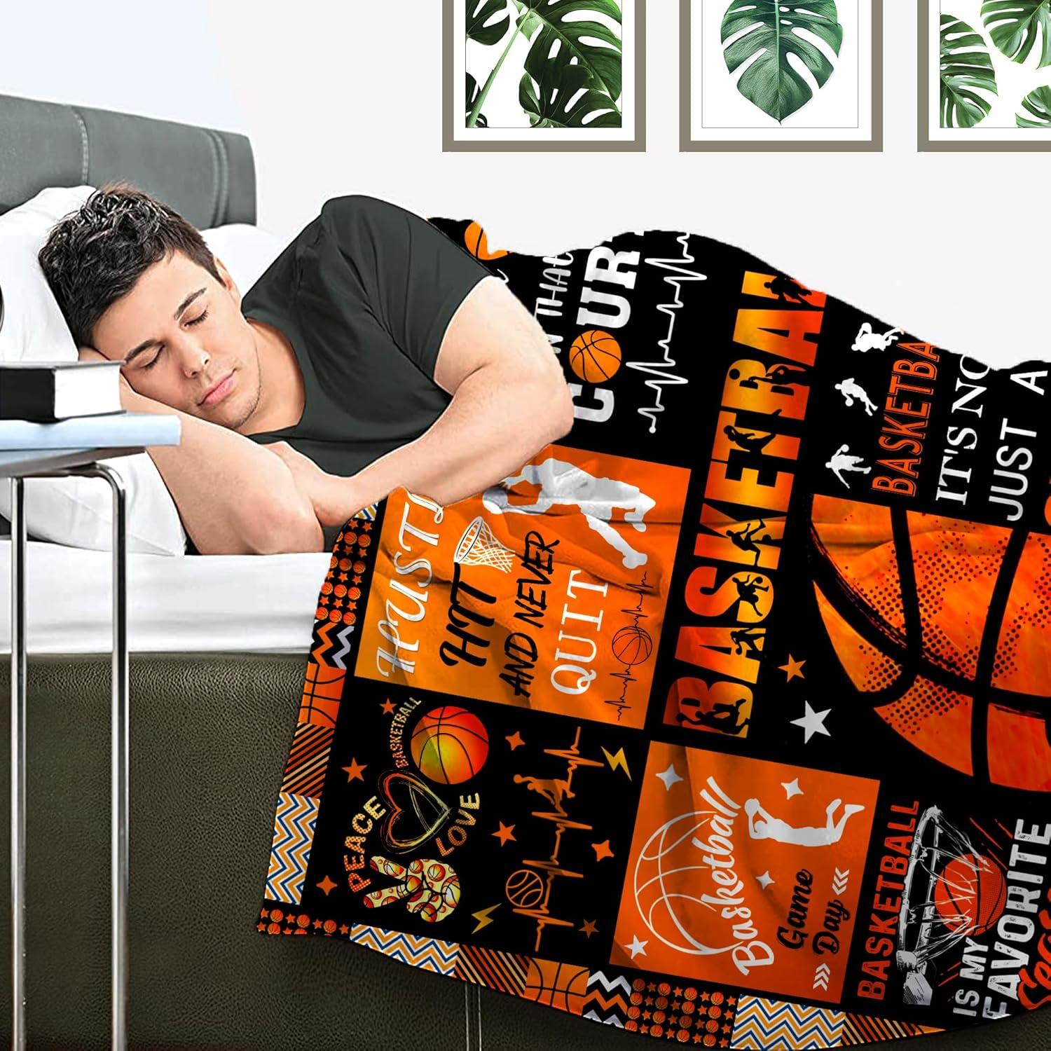 Manta de Baloncesto Franela Harecto 127x102 cm Regalo Ideal