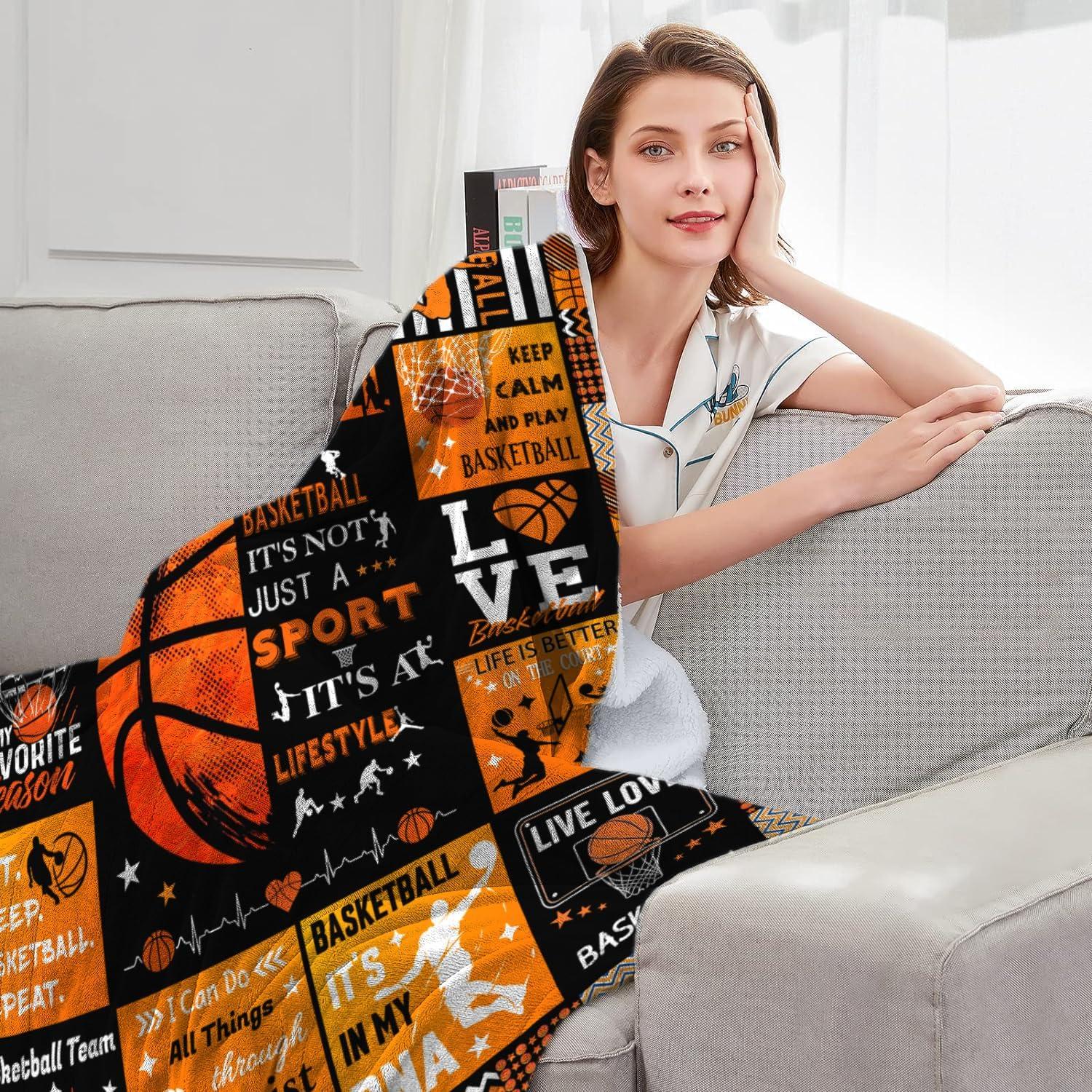 Manta de Baloncesto Franela Harecto 127x102 cm Regalo Ideal