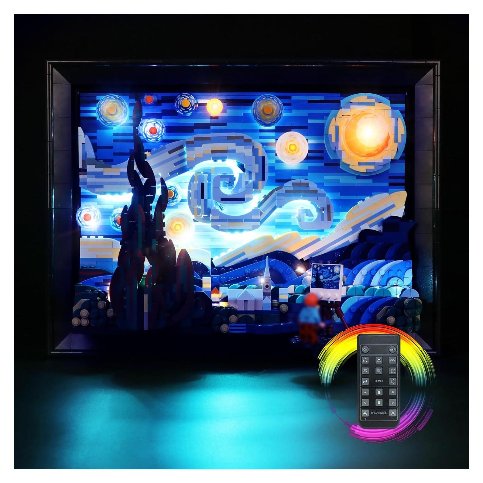 Kit de Luz LED DALDED para Lego 21333 - La Noche Estrellada