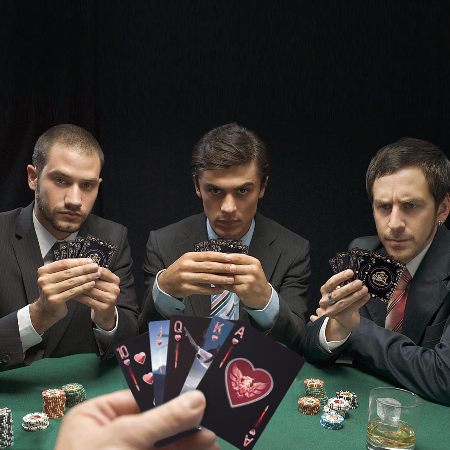 Tarjetas de Juego WJPC Guerrero Oro 54 Piezas 63x88mm