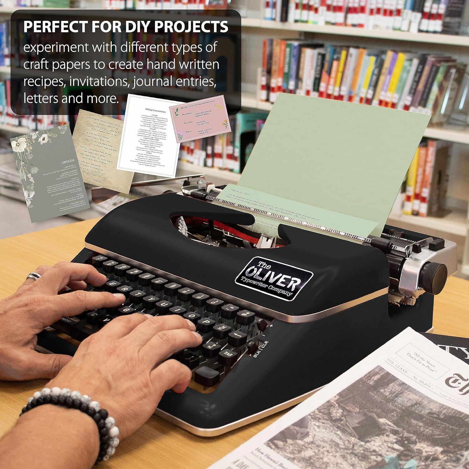 Máquina de escribir manual Oliver Typewriter OTTE-1669 negra