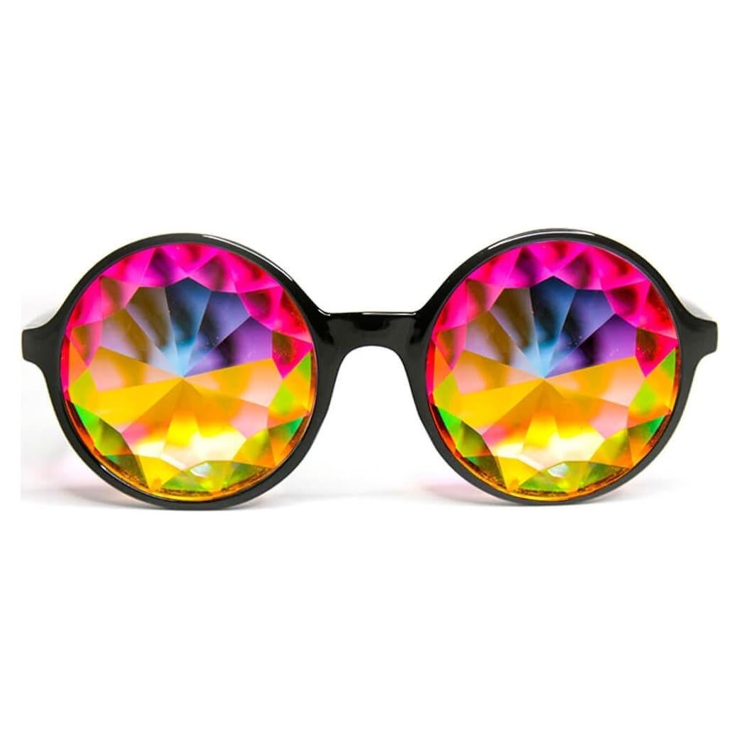 Gafas de Caleidoscopio GloFX Xtra Lite Negras para Festivales