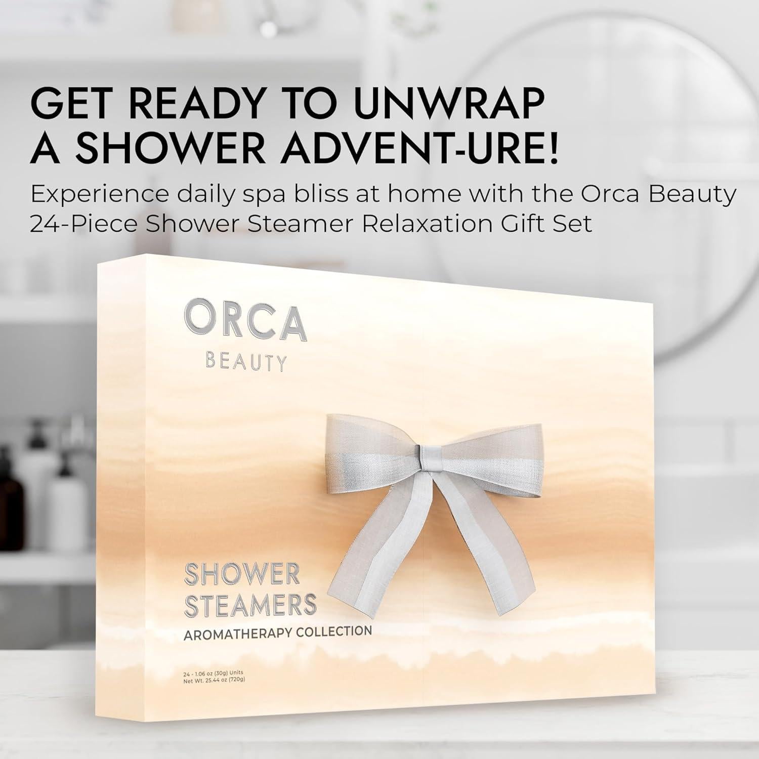 Bombas de Ducha Aromaterapia Orca Beauty - 24 Piezas