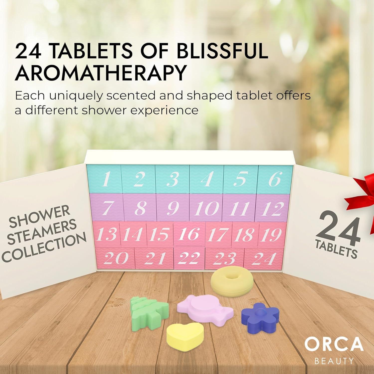 Bombas de Ducha Aromaterapia Orca Beauty - 24 Piezas