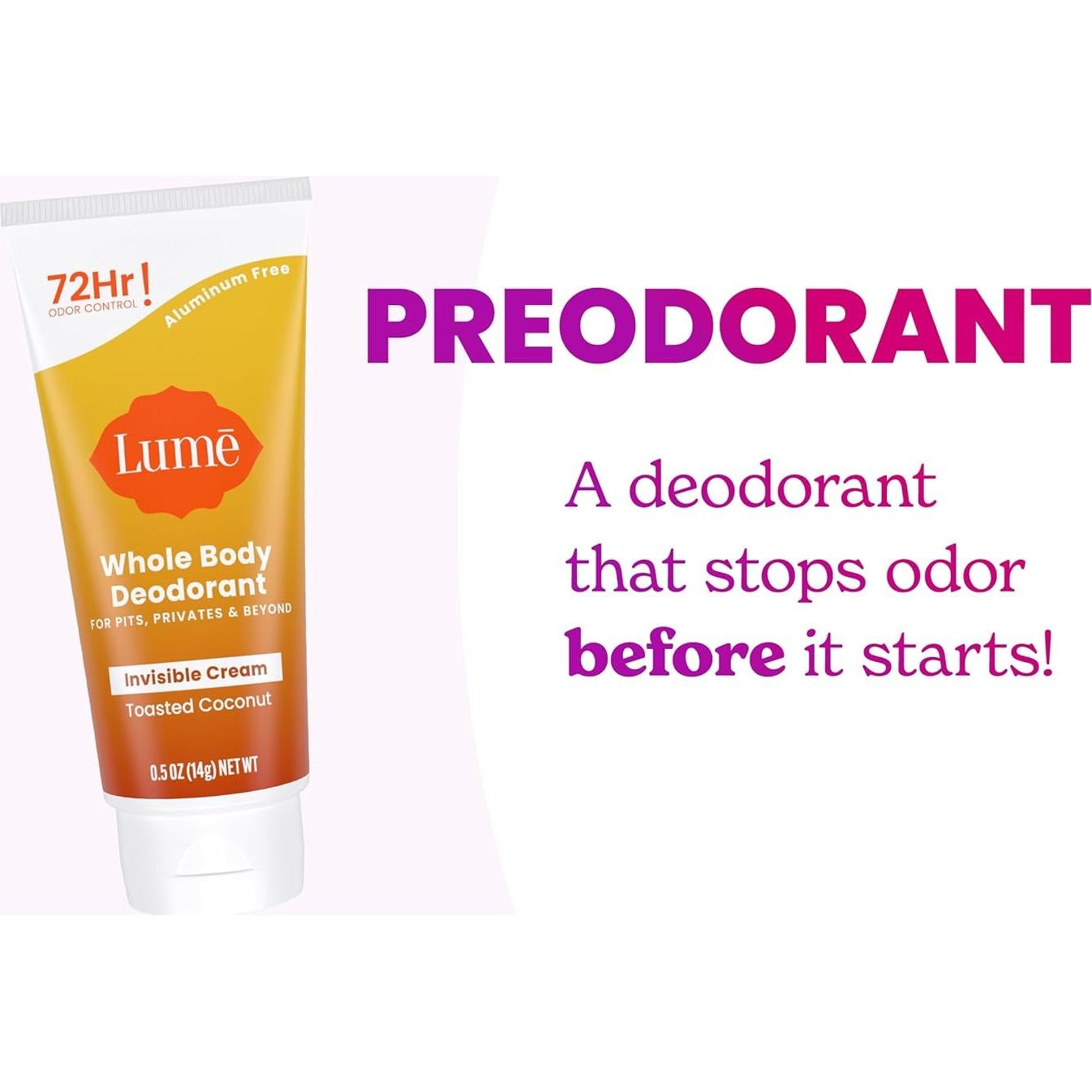 Desodorante Corporal Lume 5 Pack Muestra - Control 72 Horas