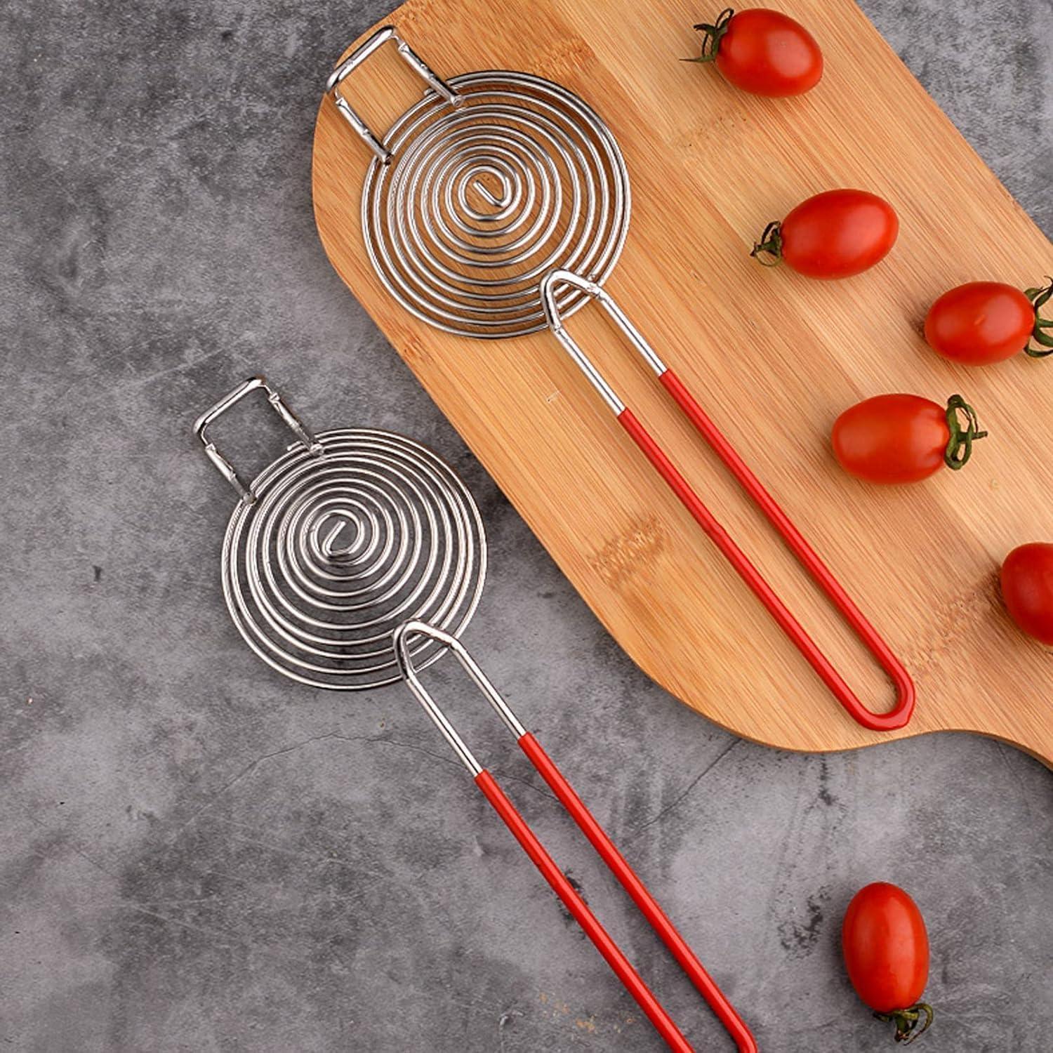 Separador de Huevos de Acero Inoxidable 304 con Mango Largo