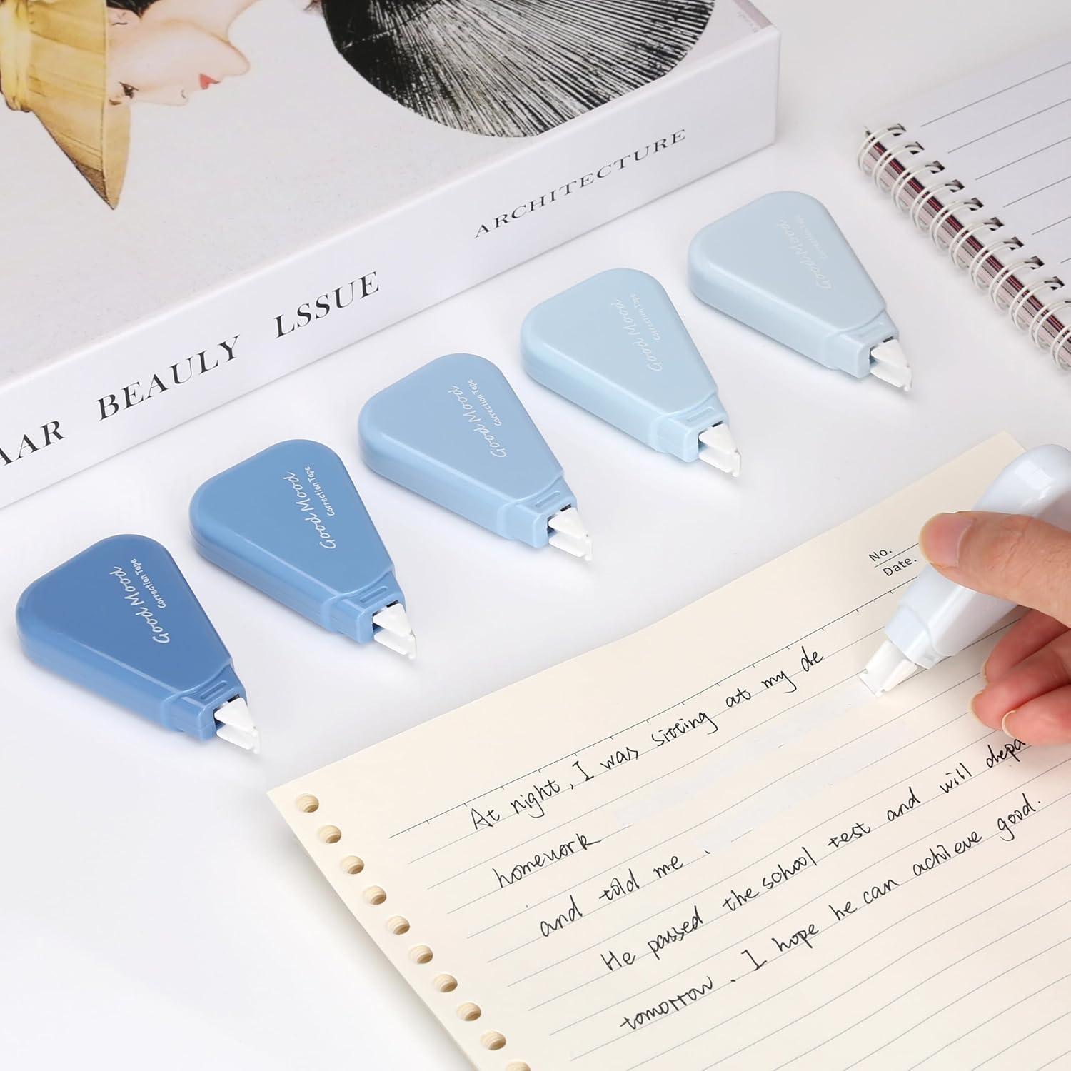 Cinta Correctora Blanca Jovanssen, Paquete de 6, 5m