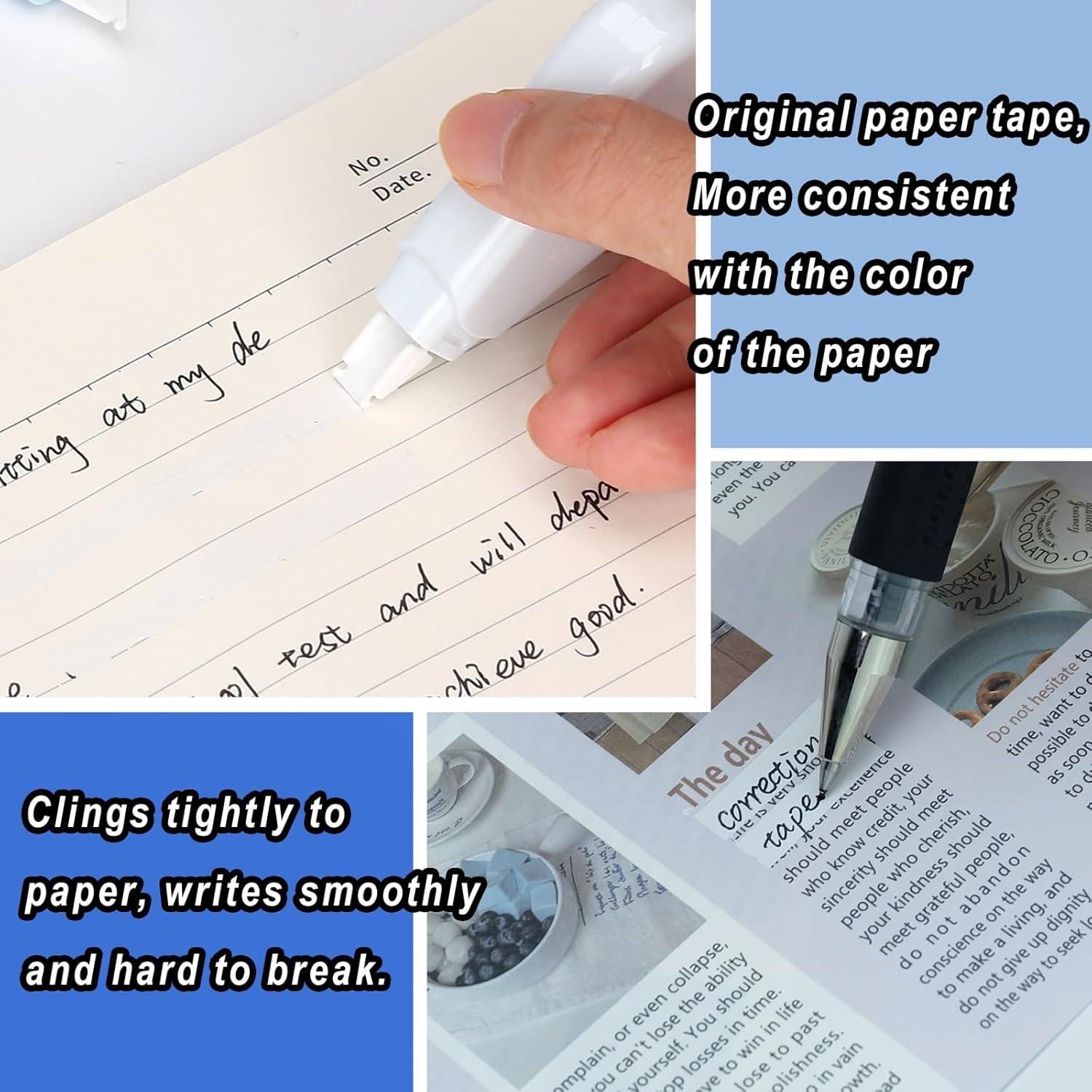 Cinta Correctora Blanca Jovanssen, Paquete de 6, 5m