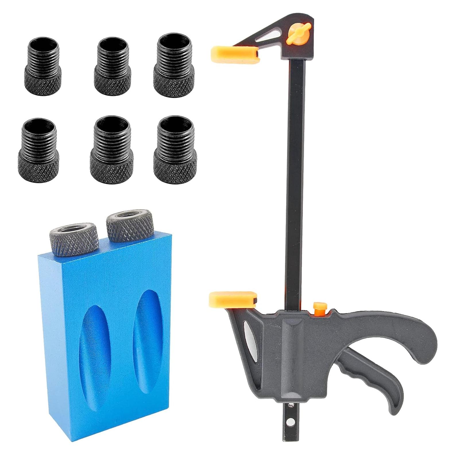 Kit de Plantilla de Agujeros 8 Piezas Bonsicoky 15° Aluminio