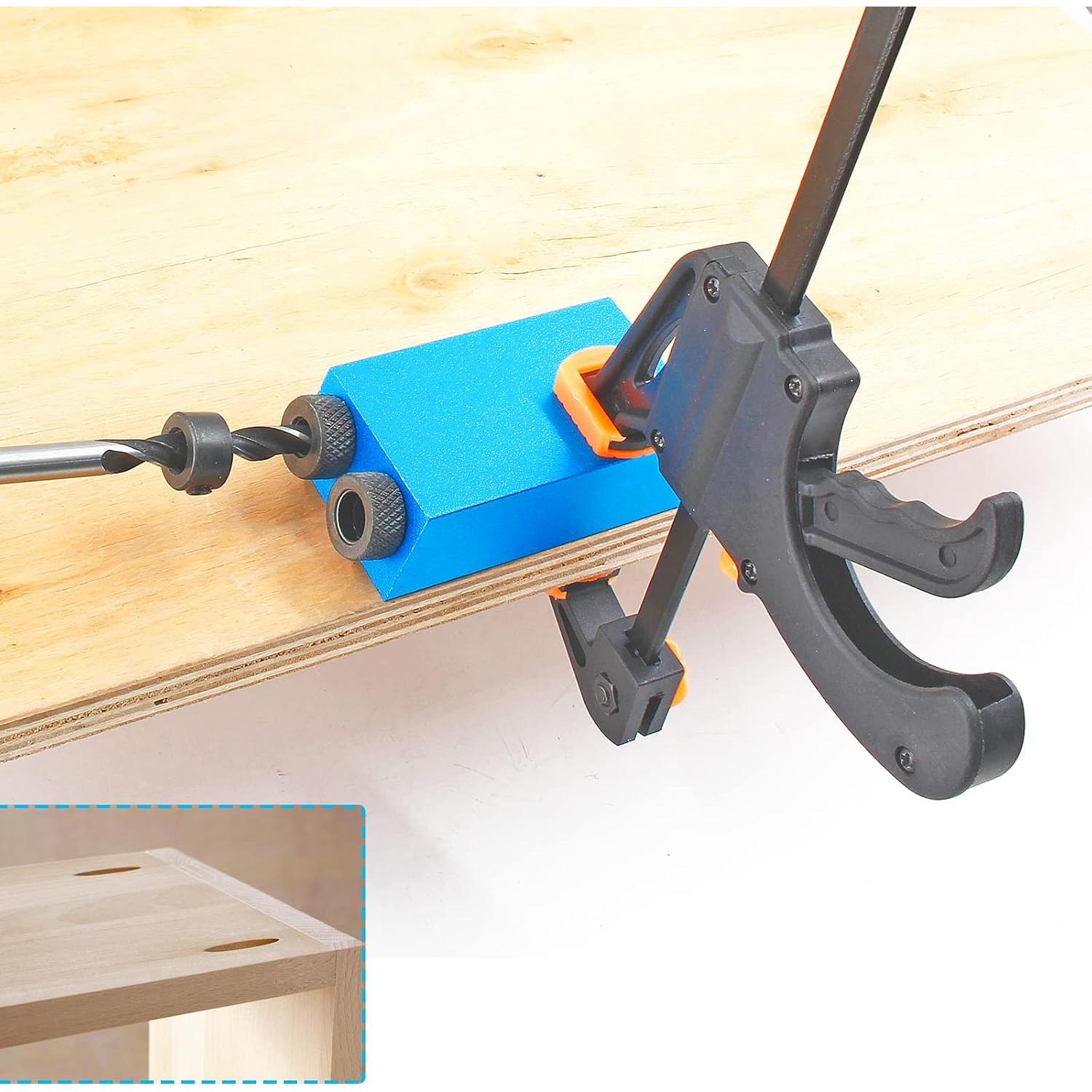 Kit de Plantilla de Agujeros 8 Piezas Bonsicoky 15° Aluminio