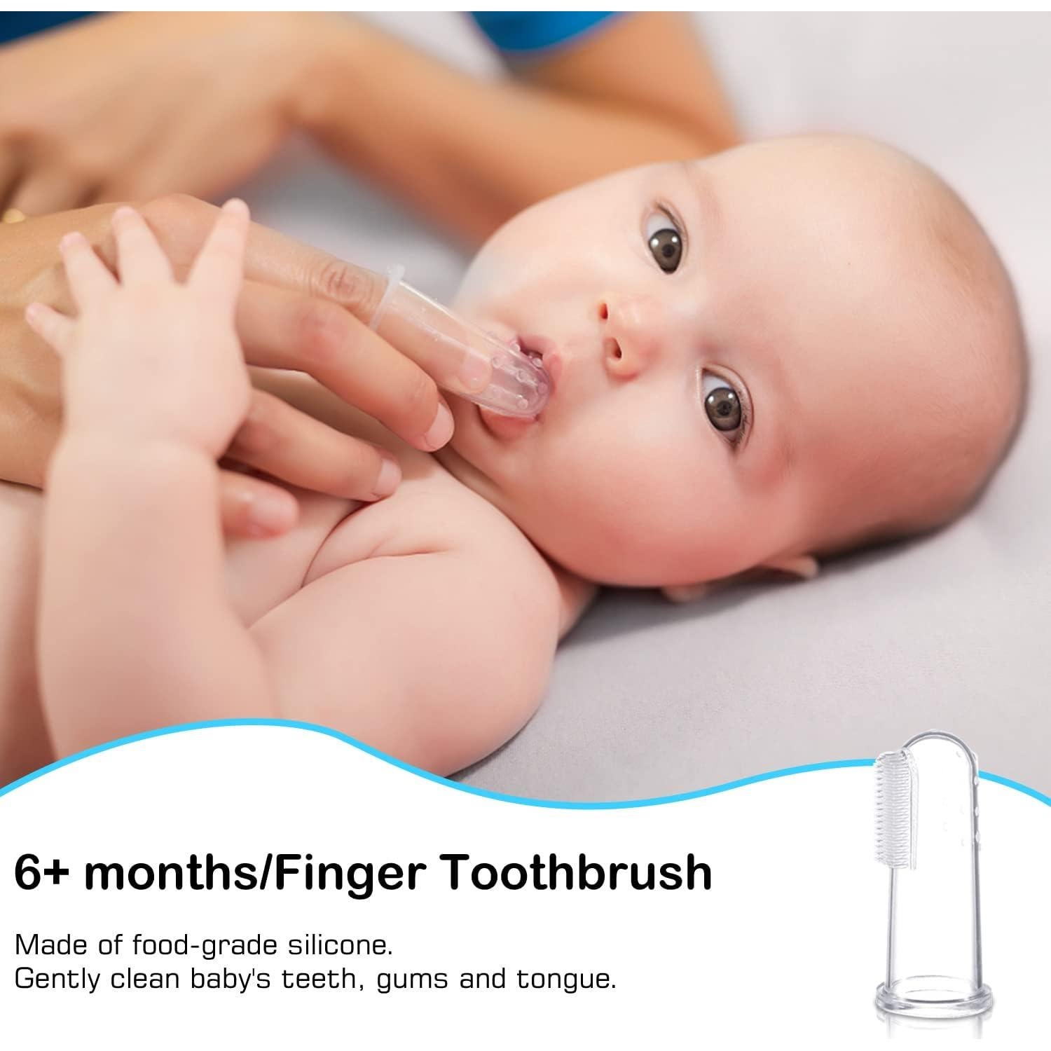 Set de 10 Cepillos de Dientes para Bebés Frerdui - Suaves y Seguros