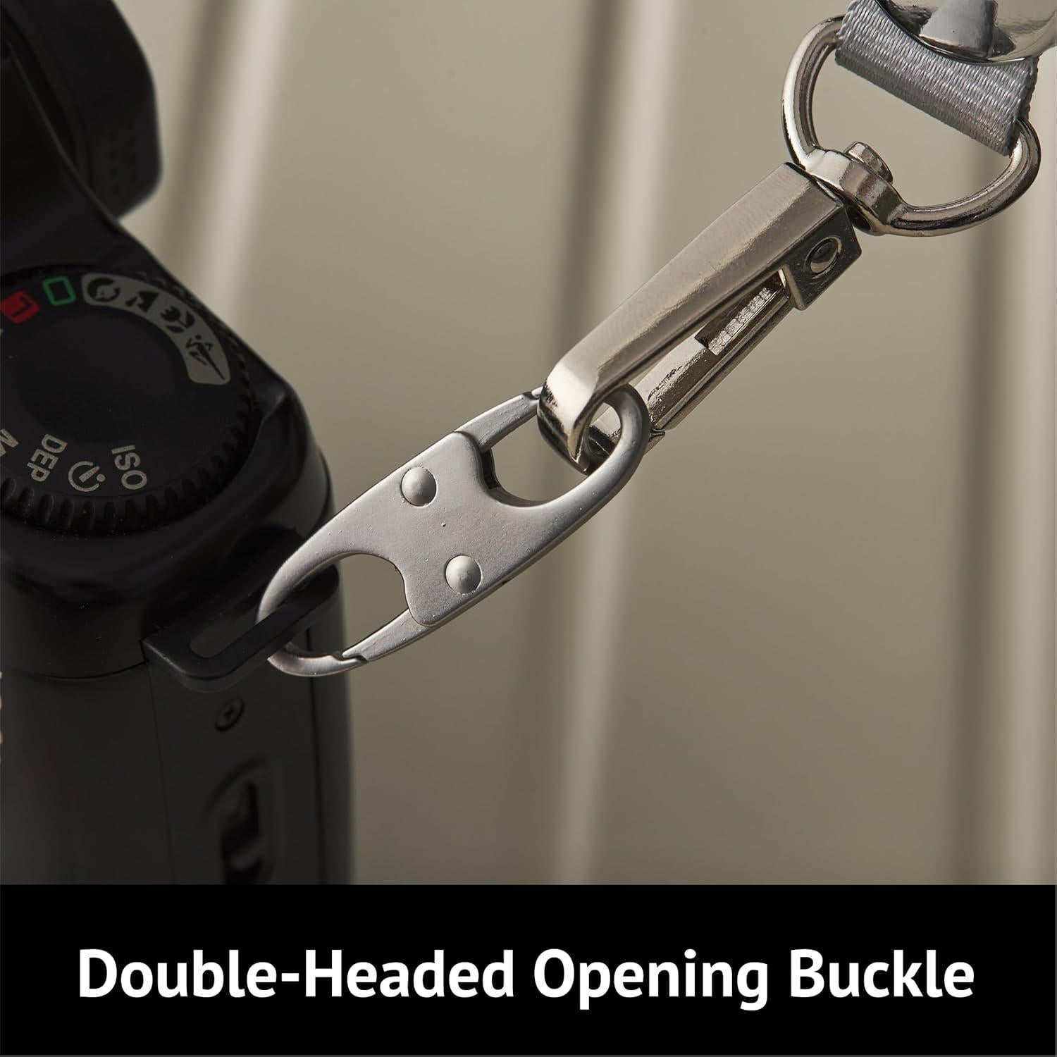 Clips Antirrobo Zelin para Cremallera Doble Apertura 4Pcs Plata