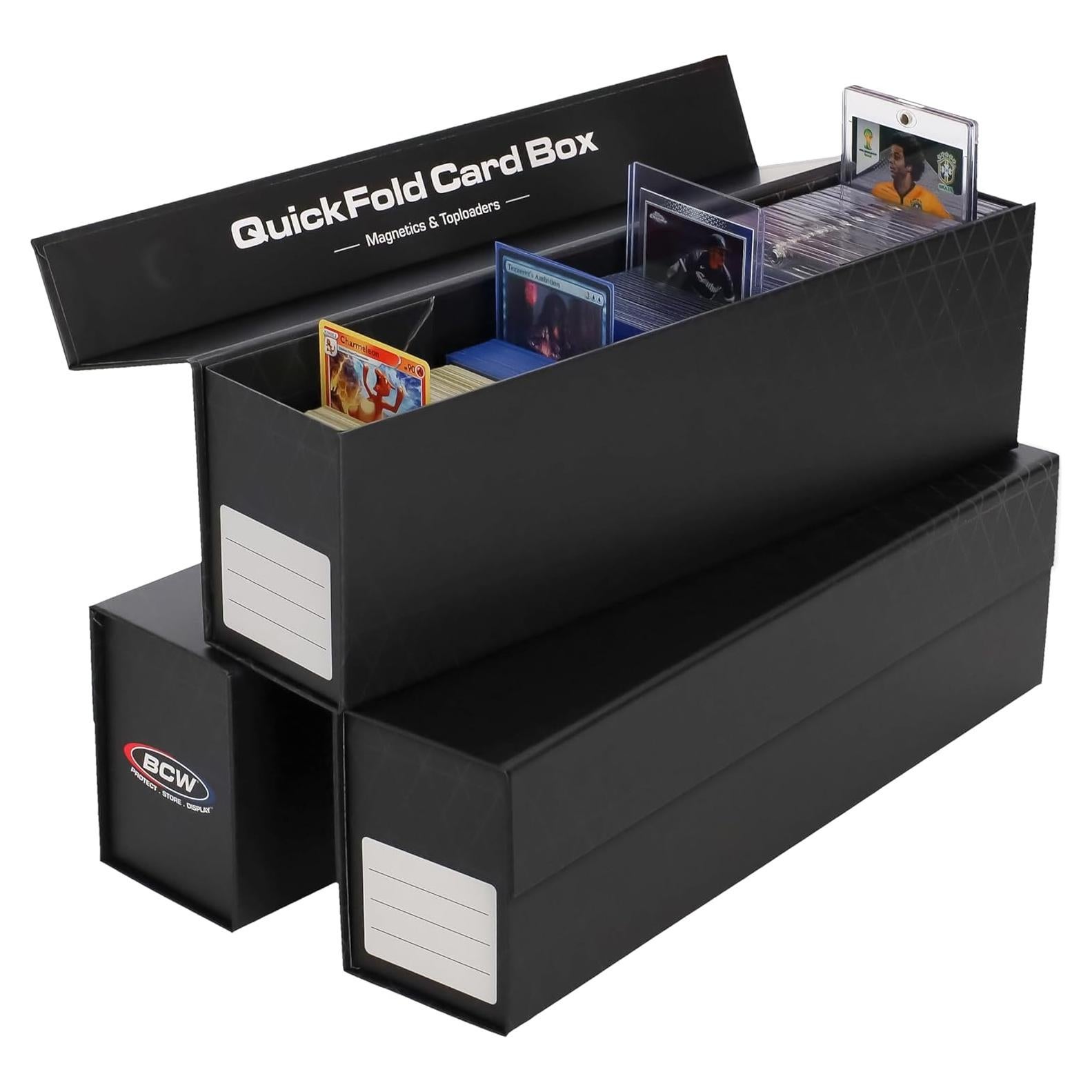 Cajas de Almacenamiento de Cartas BCW - 3 Paquete con Cierre Magnético