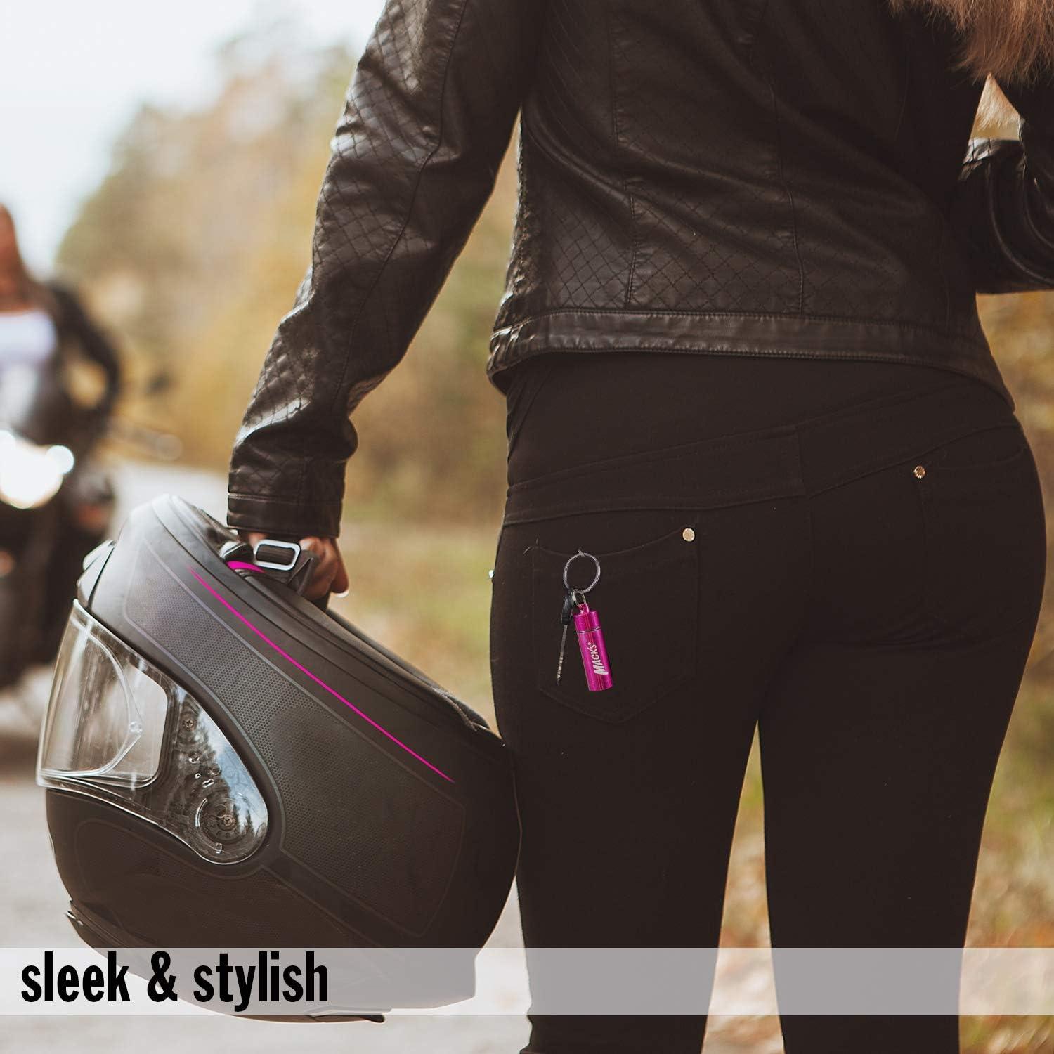 Estuche de Aluminio Mack para Tapones de Oídos - Rosa