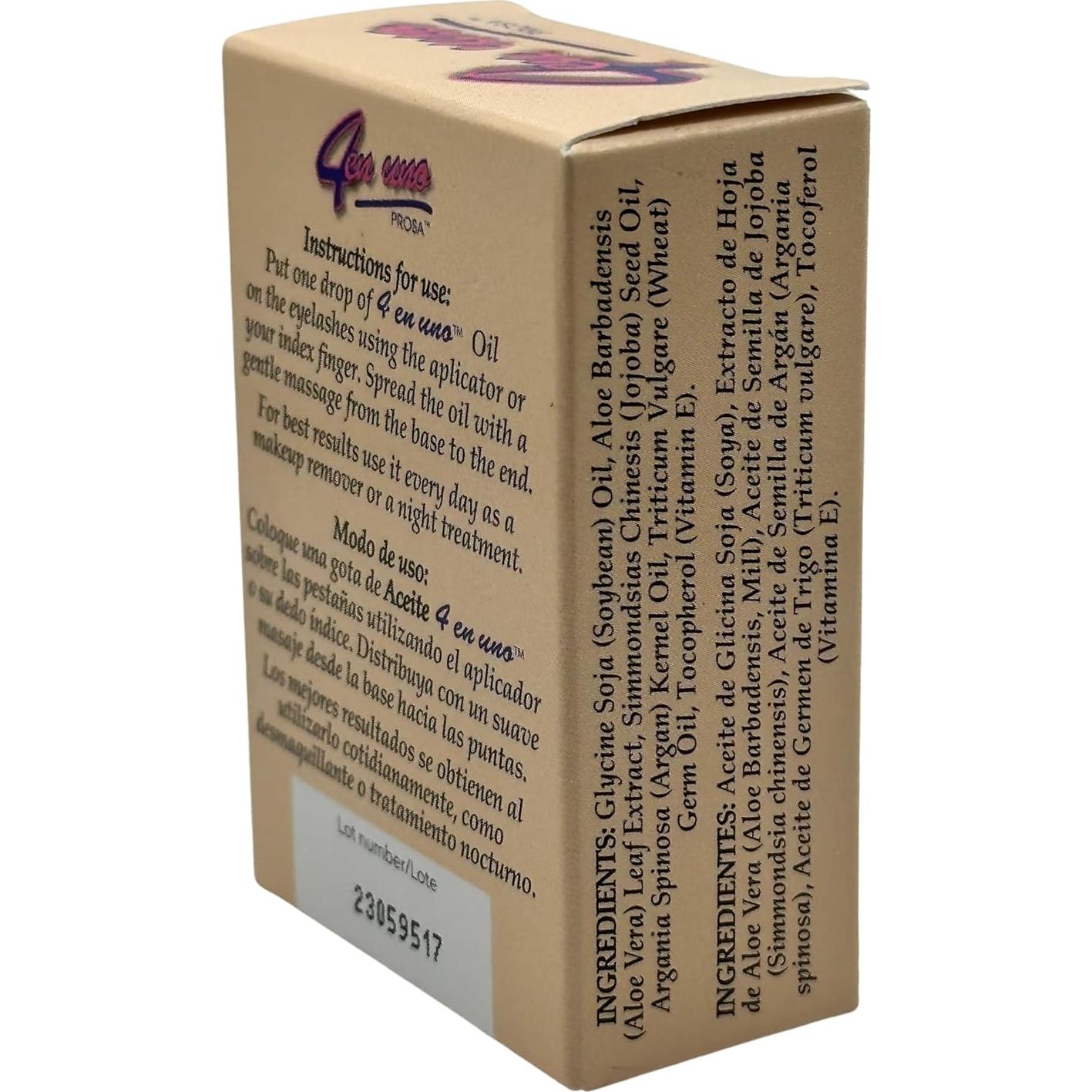 Aceite Aumentador de Pestañas Prosa 6.7x4.7x2.4cm 50g