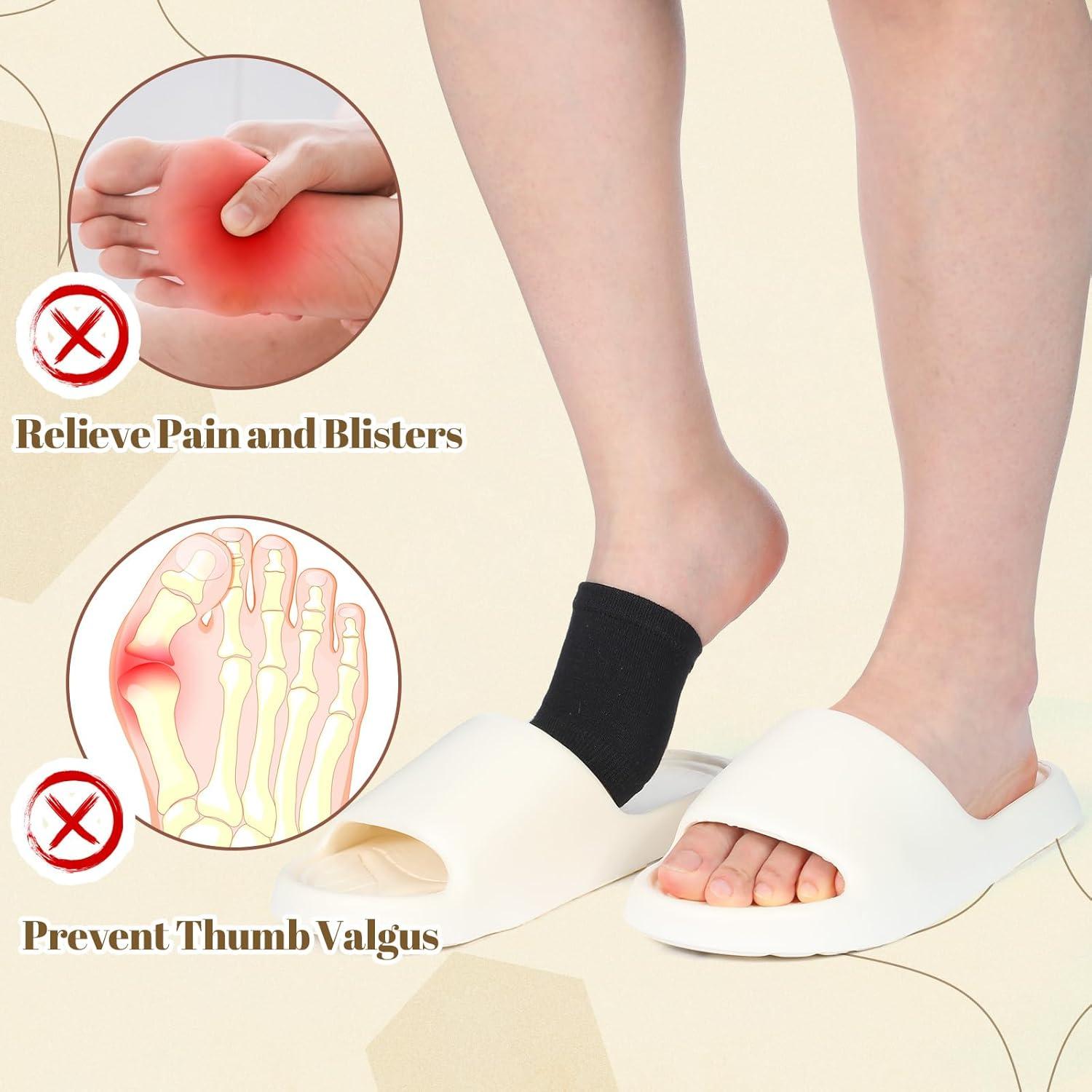 10 Pares de Calcetines de Sandalias para Mujeres - Negro y Piel