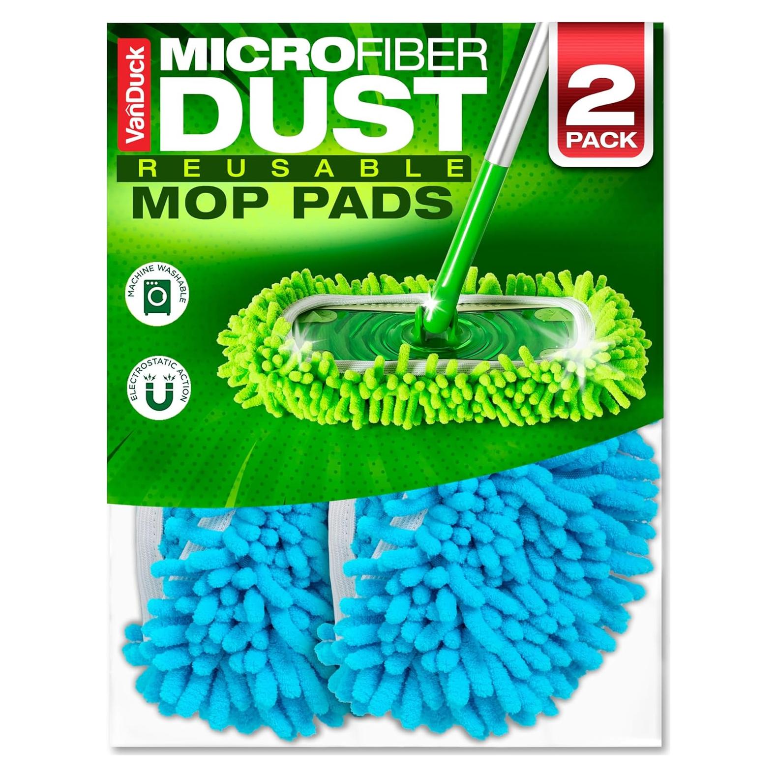 Repuesto Mopa VanDuck Microfibra 2 Paquetes para Swiffer