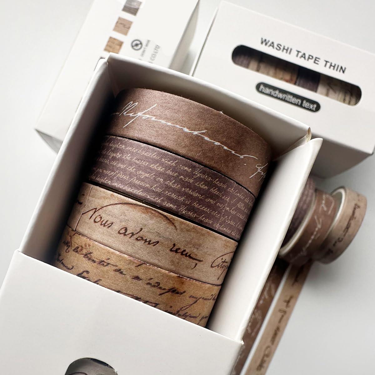 Conjunto de Cinta Washi Vintage YUBX 8 Rollos 10mm Decorativa