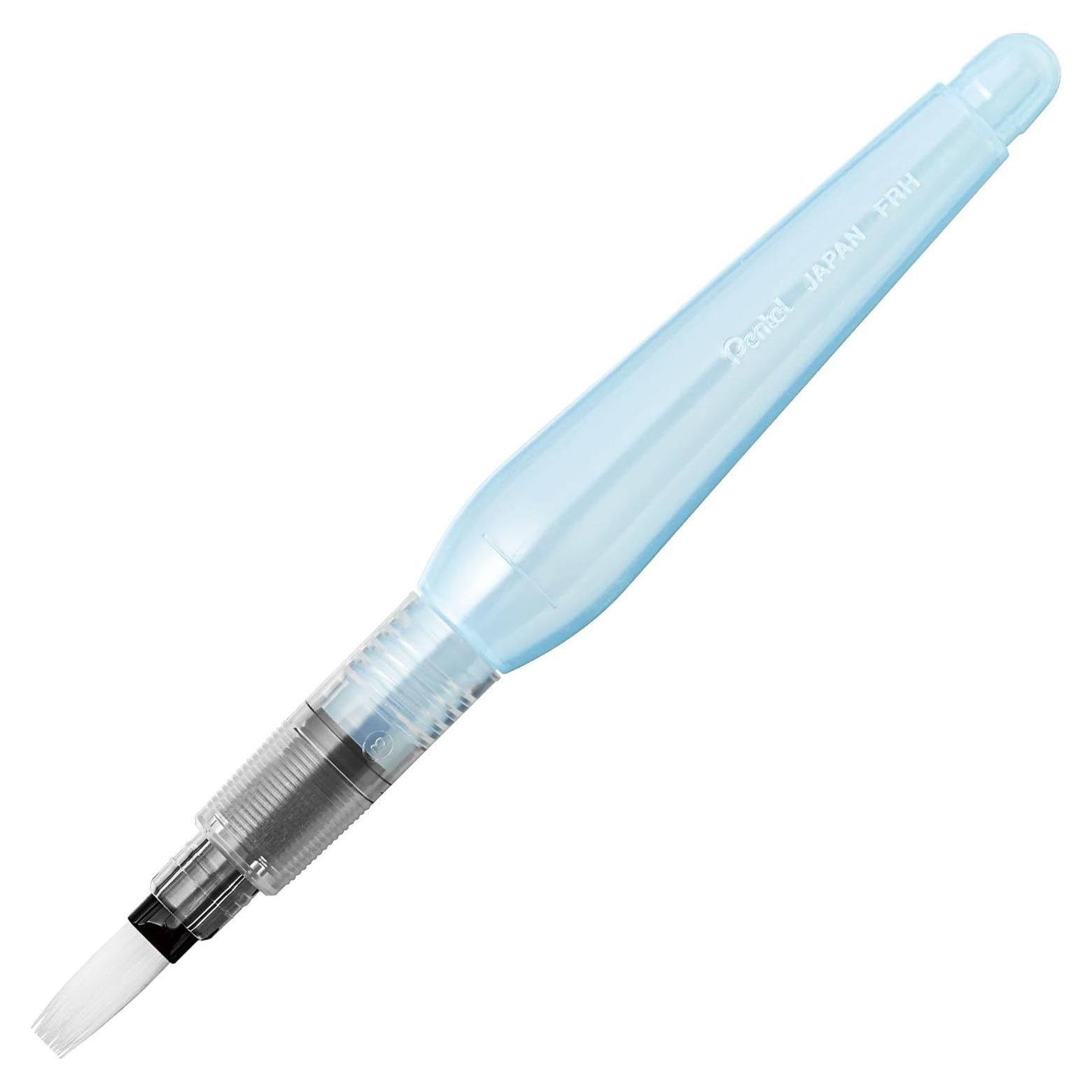 Pincel de Agua Pentel FRH-MH Punta Plana 155mm Azul