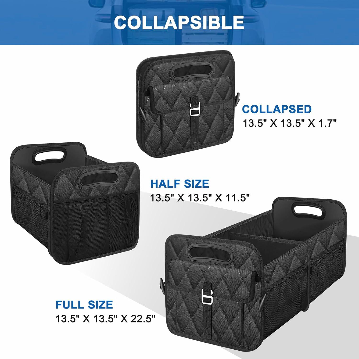 Organizador de Maletero Plegable Olosar 70L Negro Grande