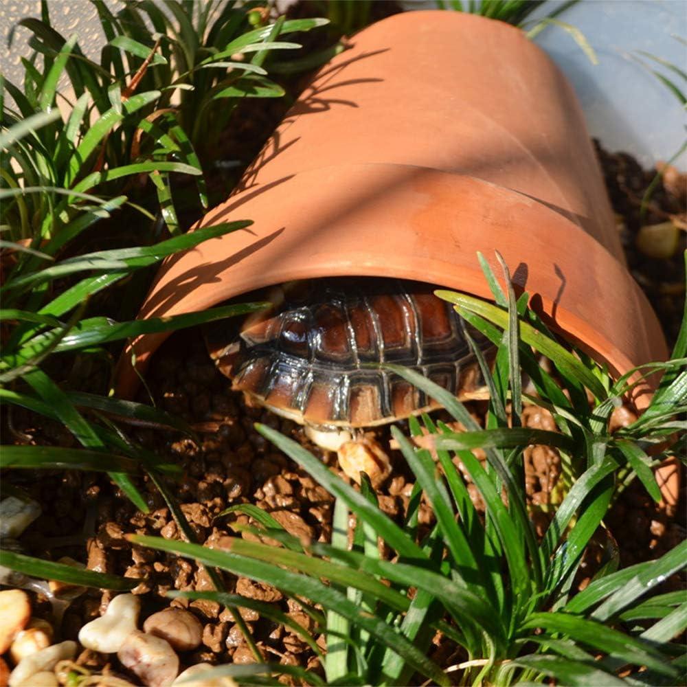 Hábito de Escondite para Reptiles Flushbay 14x15cm Arcilla Roja