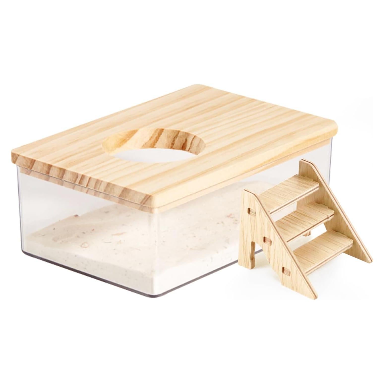 Contenedor de Baño de Arena para Hámster Guleite Rectángulo Pequeño