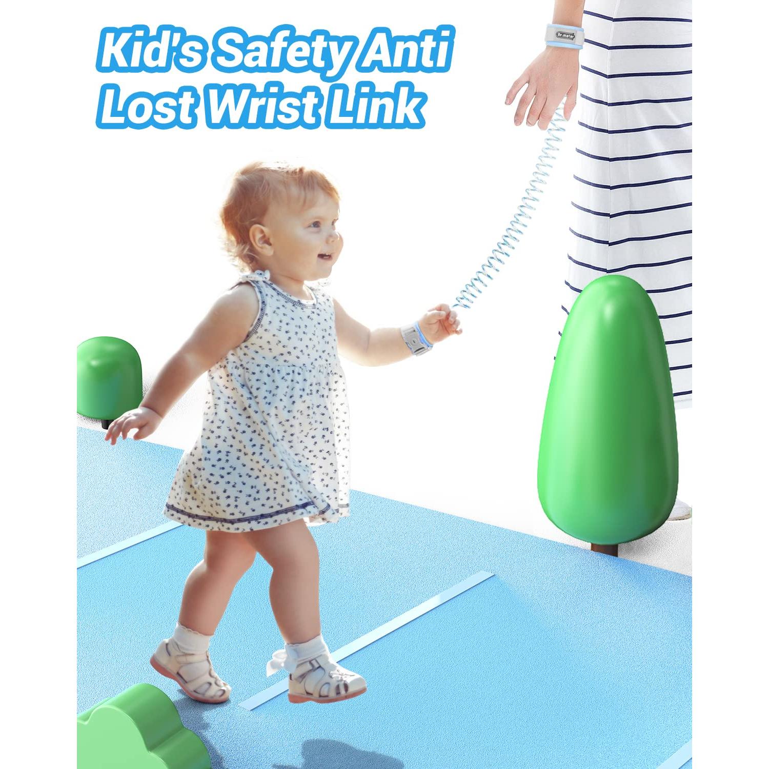 Correa de Seguridad para Niños Dr.meter 2.5m Azul Reflectante