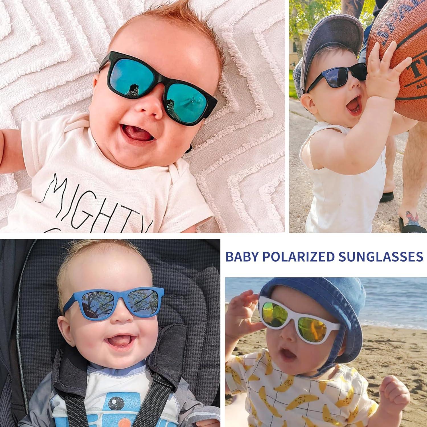Gafas de sol polarizadas HYCREDI para bebés 0-18 meses