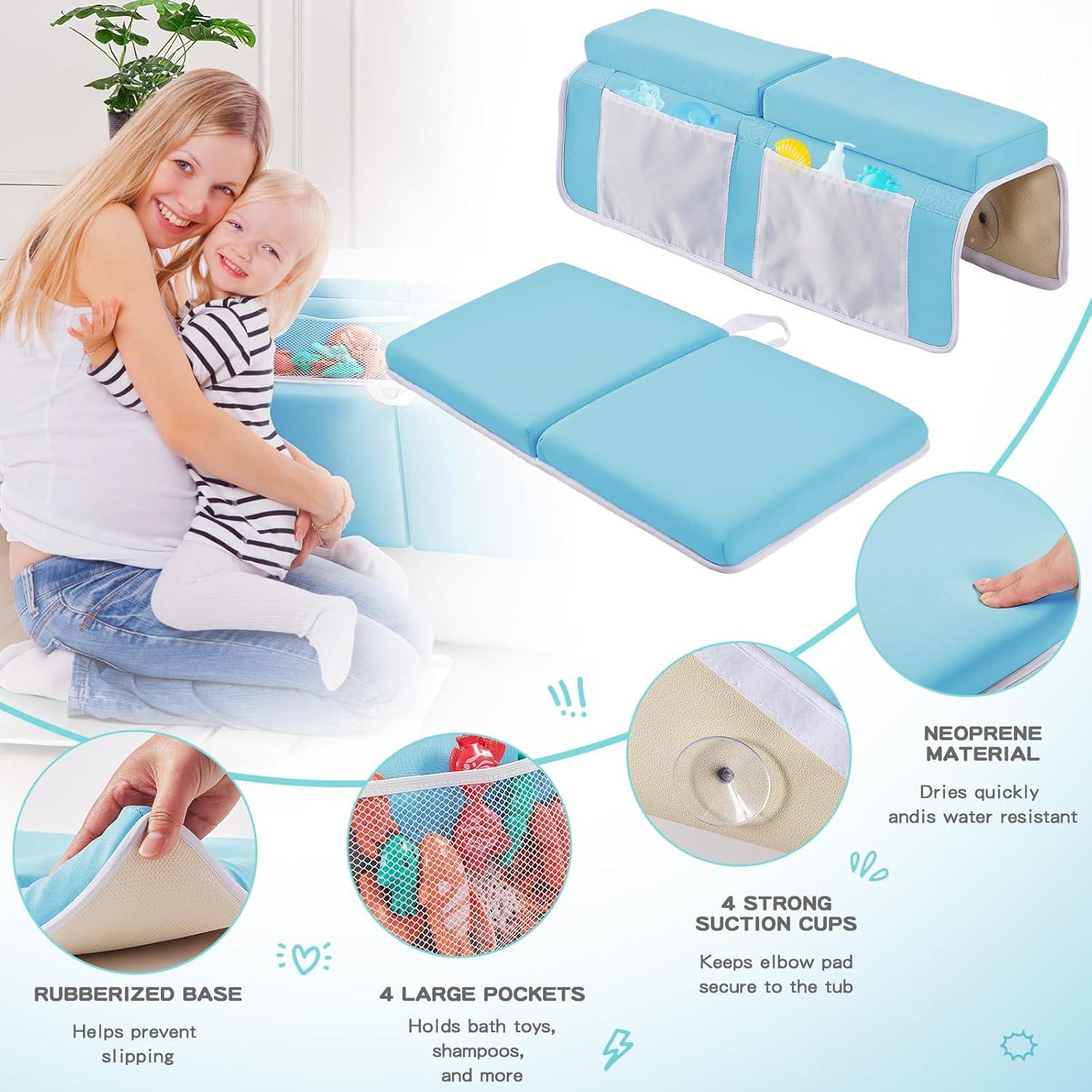 Conjunto Almohadilla Rodillas y Codos ILPEOD Azul Neopreno