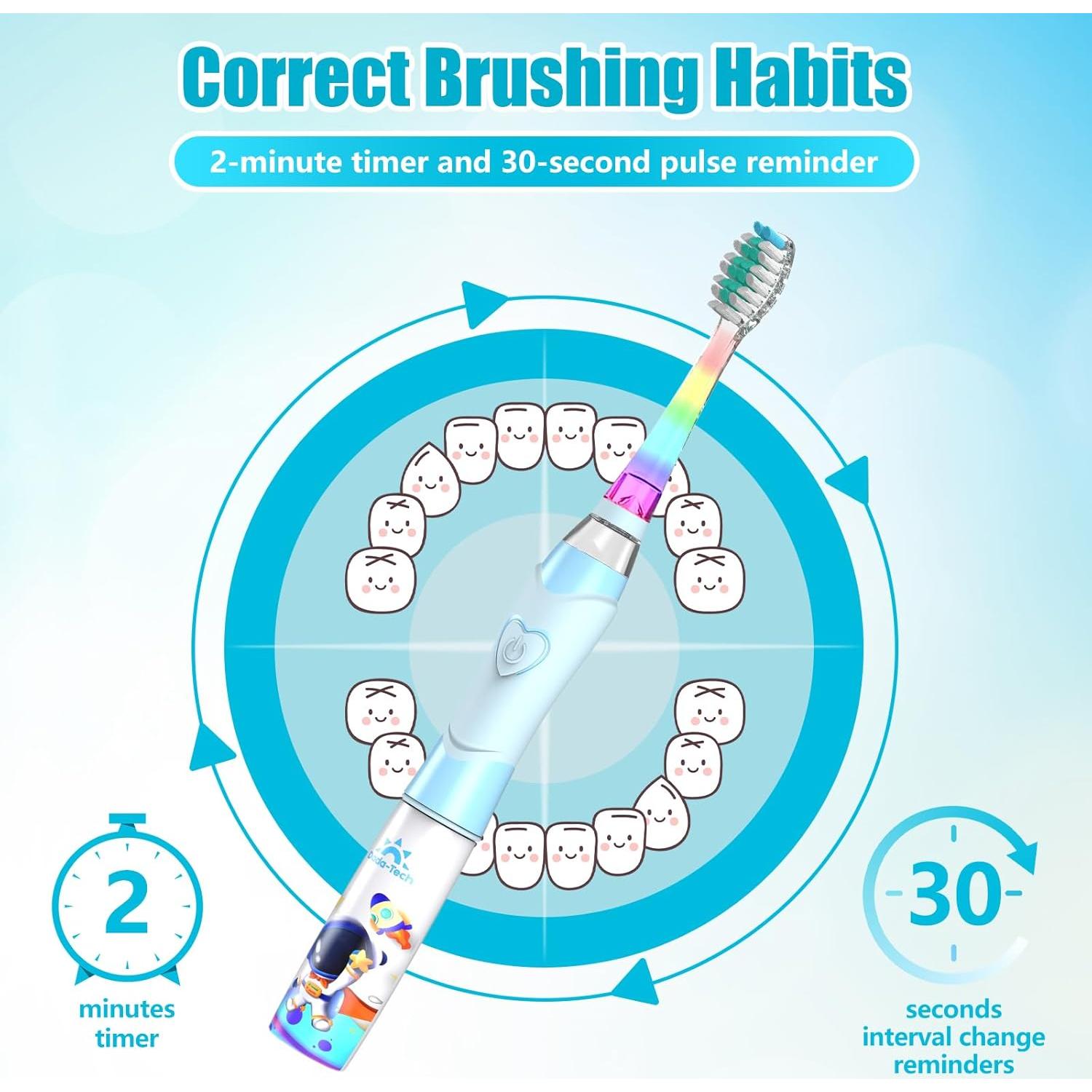 Cepillo de Dientes Eléctrico para Niños Dada-Tech Azul Astronauta