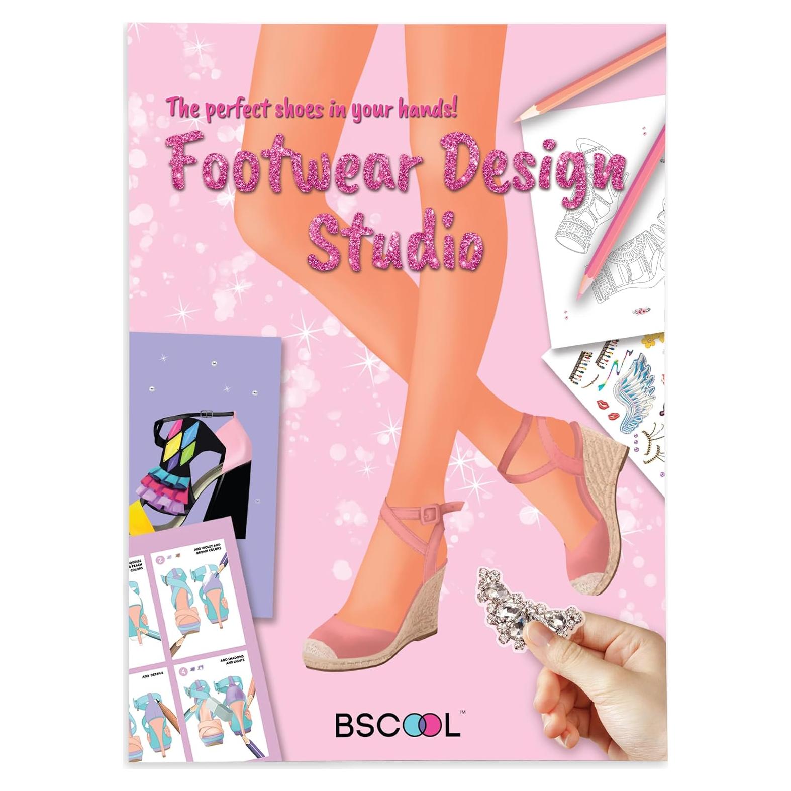 Libro de Dibujo y Coloreado BSCOOL - Diseño de Calzado