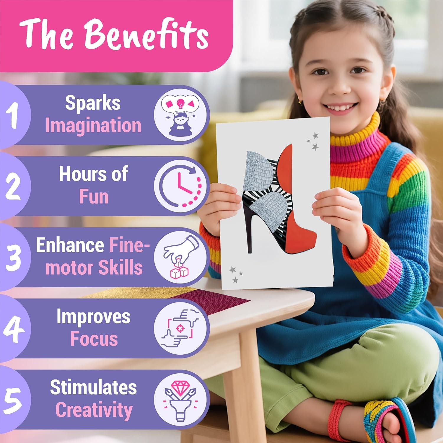 Libro de Dibujo y Coloreado BSCOOL - Diseño de Calzado