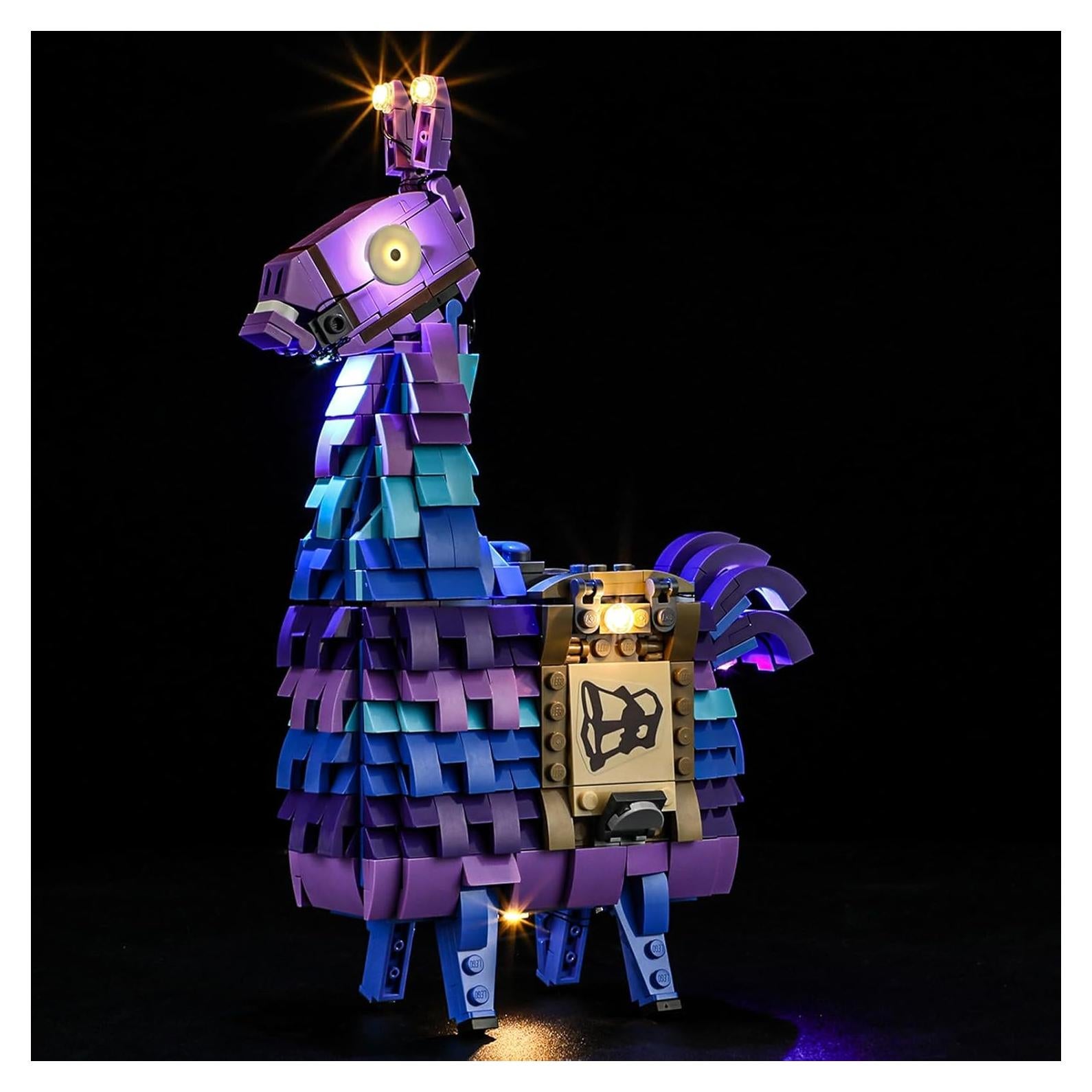 Kit de Luz LED Mililier para Lego 77071 Fortnite Supply Llama