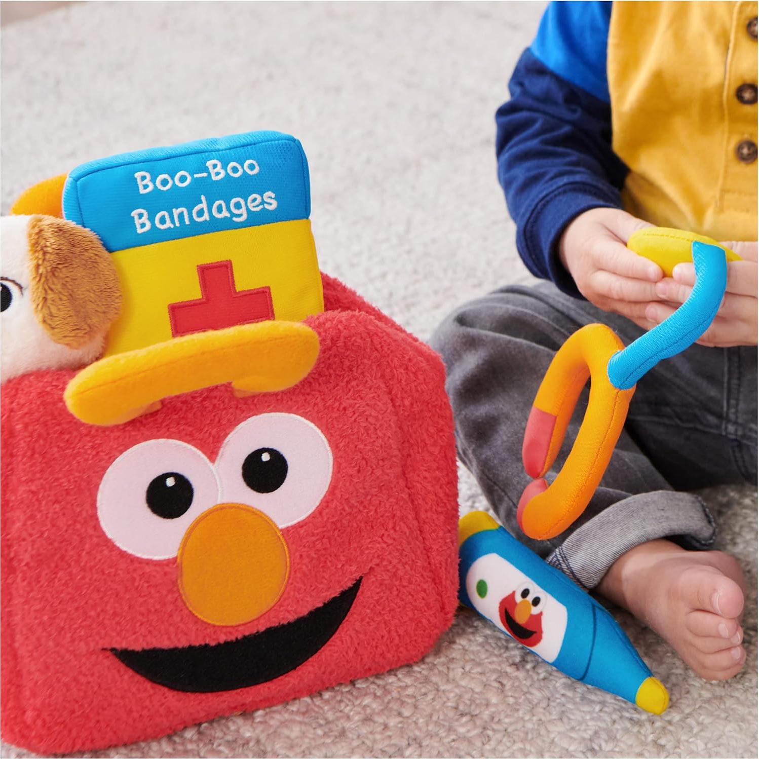 Juego de Revisión GUND Elmo & Tango 5 Piezas Peluche 20 cm