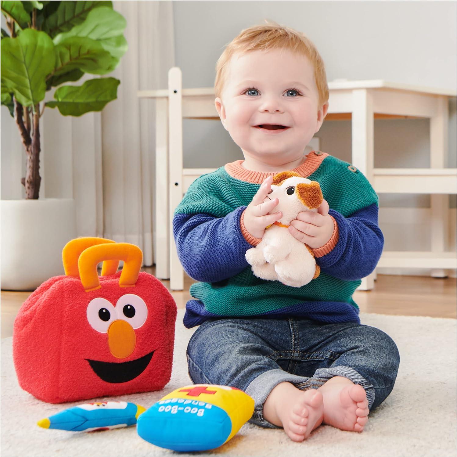 Juego de Revisión GUND Elmo & Tango 5 Piezas Peluche 20 cm