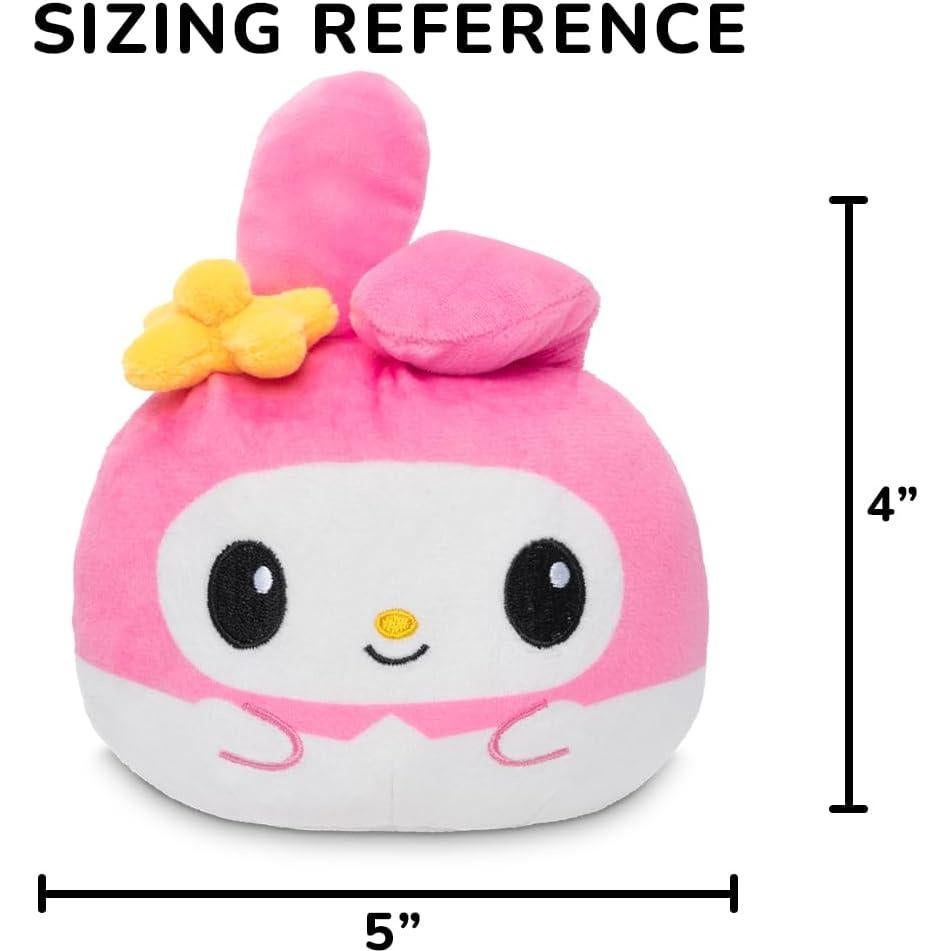 Peluche Reversible TeeTurtle 15.24 cm Ángel y Diablo Kawaii