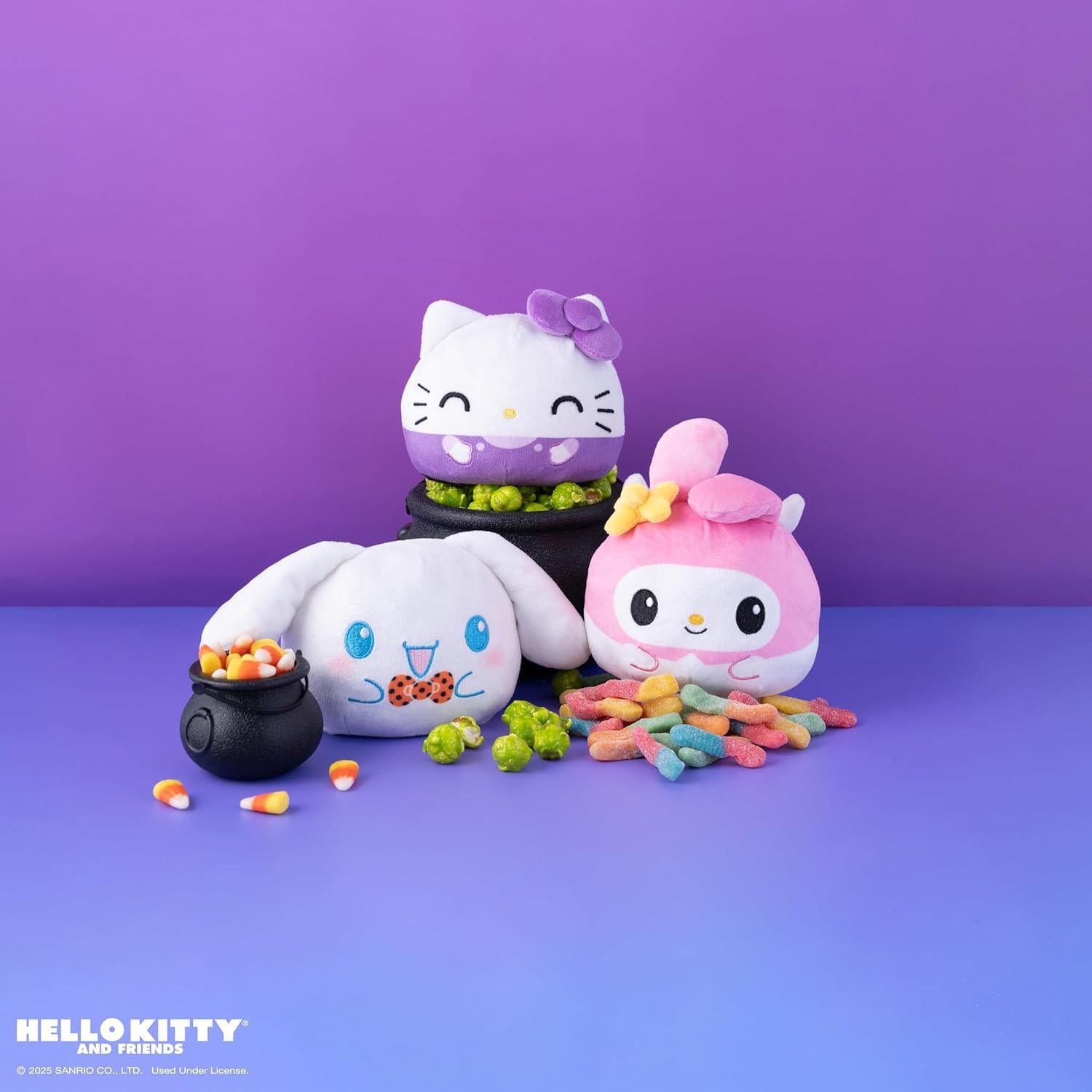 Peluche Reversible TeeTurtle 15.24 cm Ángel y Diablo Kawaii