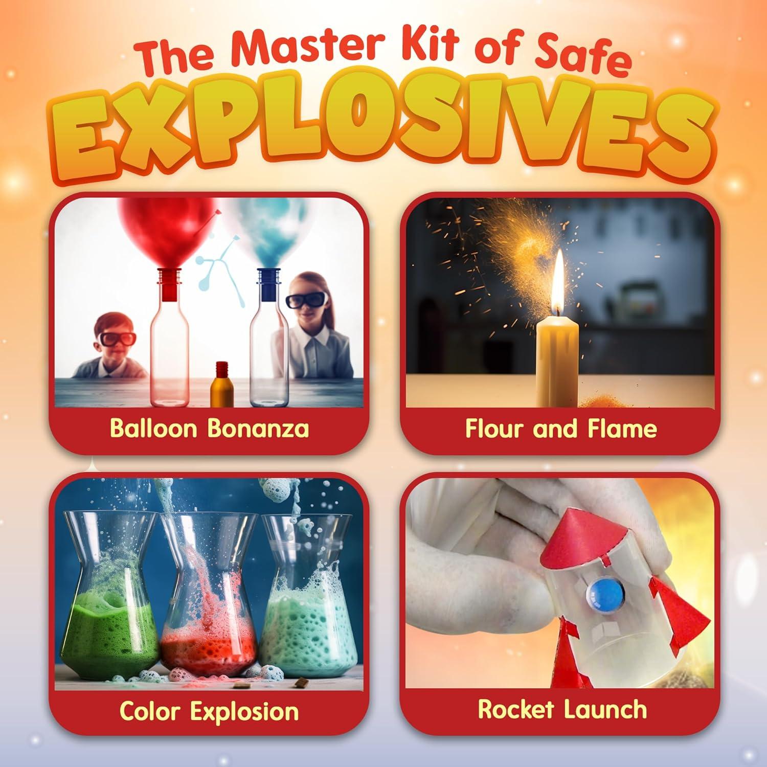 Kit de Experimentos Científicos Playz KABOOM! 50+ Experimentos