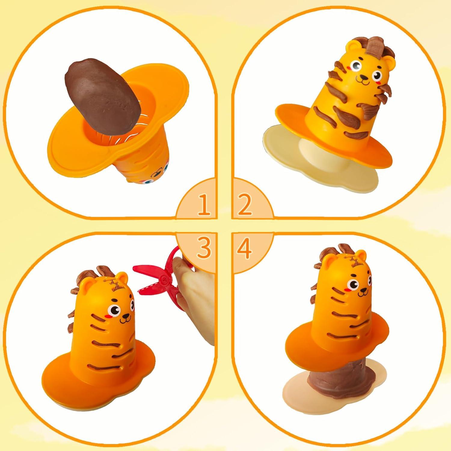 Juego de Plastilina de Peluquería GOVOY 20 Piezas Animales